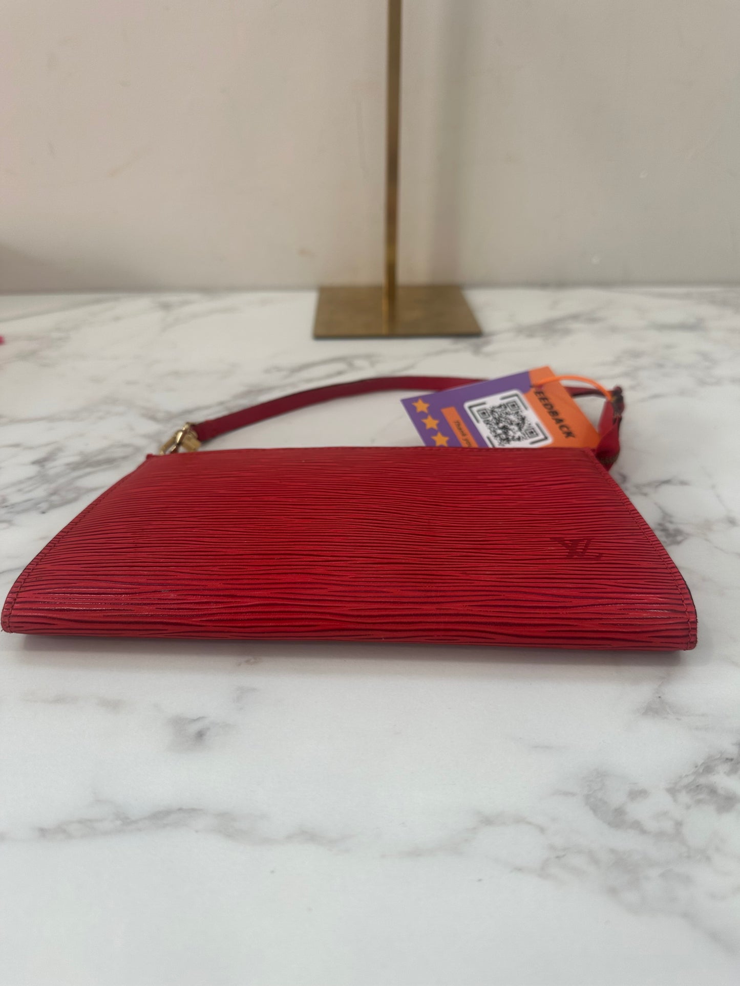 Louis Vuitton Red Epi Pochette