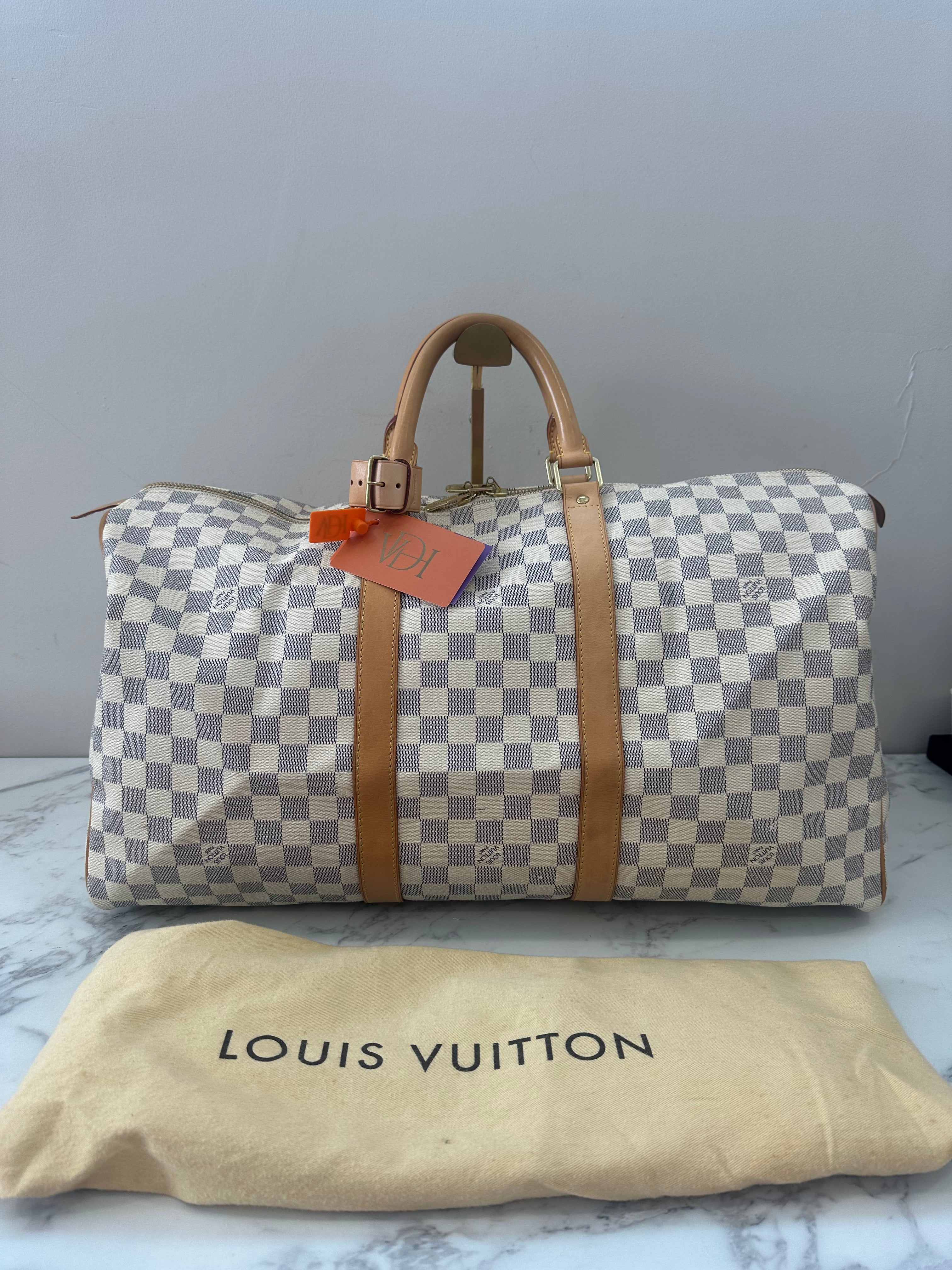 Louis Vuitton Keepall 50 azur
