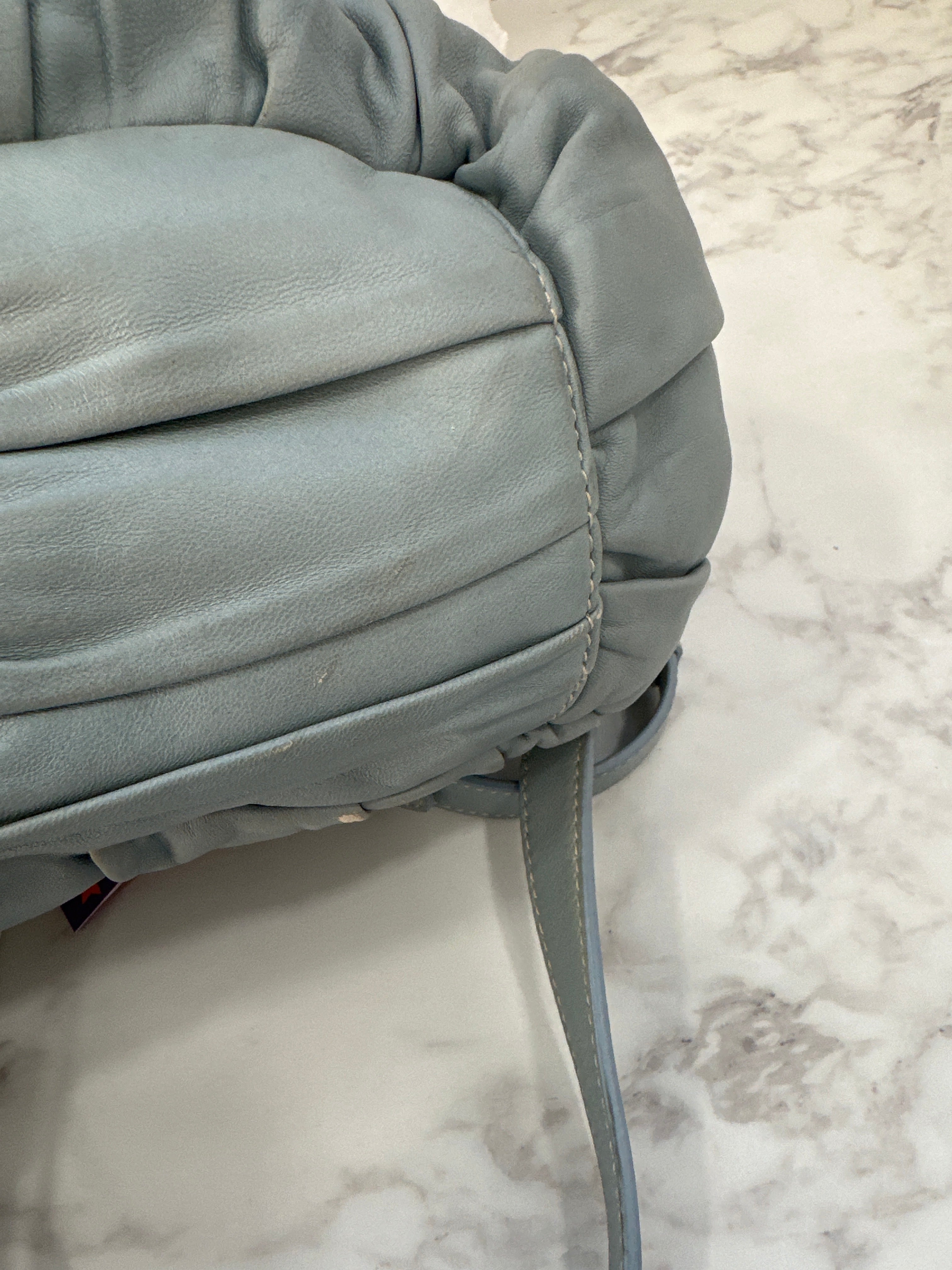 Prada Gaufre Ice Gray