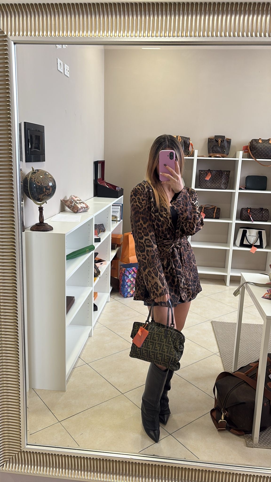 Fendi Mini Tote Zucca