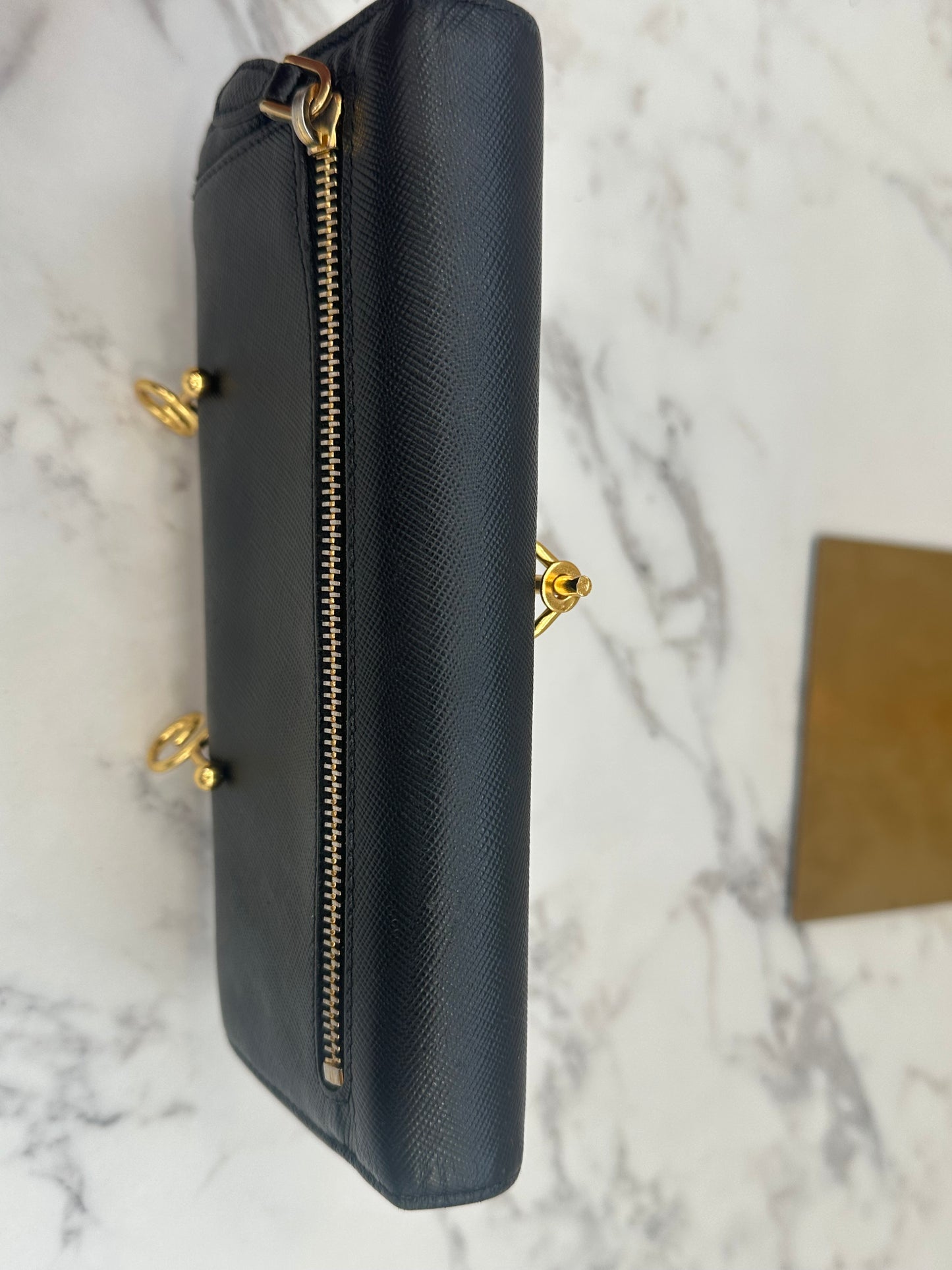 Prada Black Long Wallet