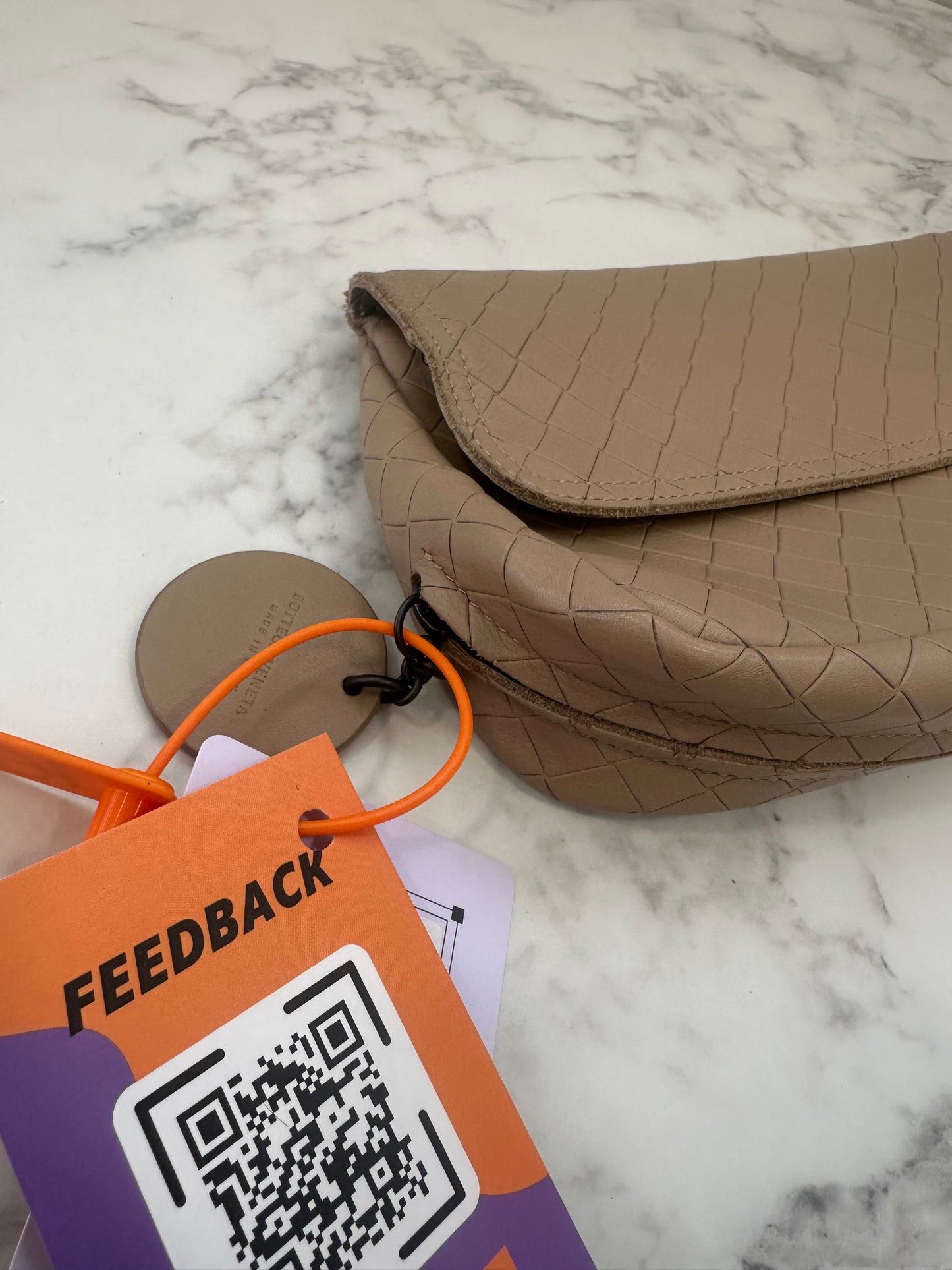 Bottega Veneta Beige Clutch