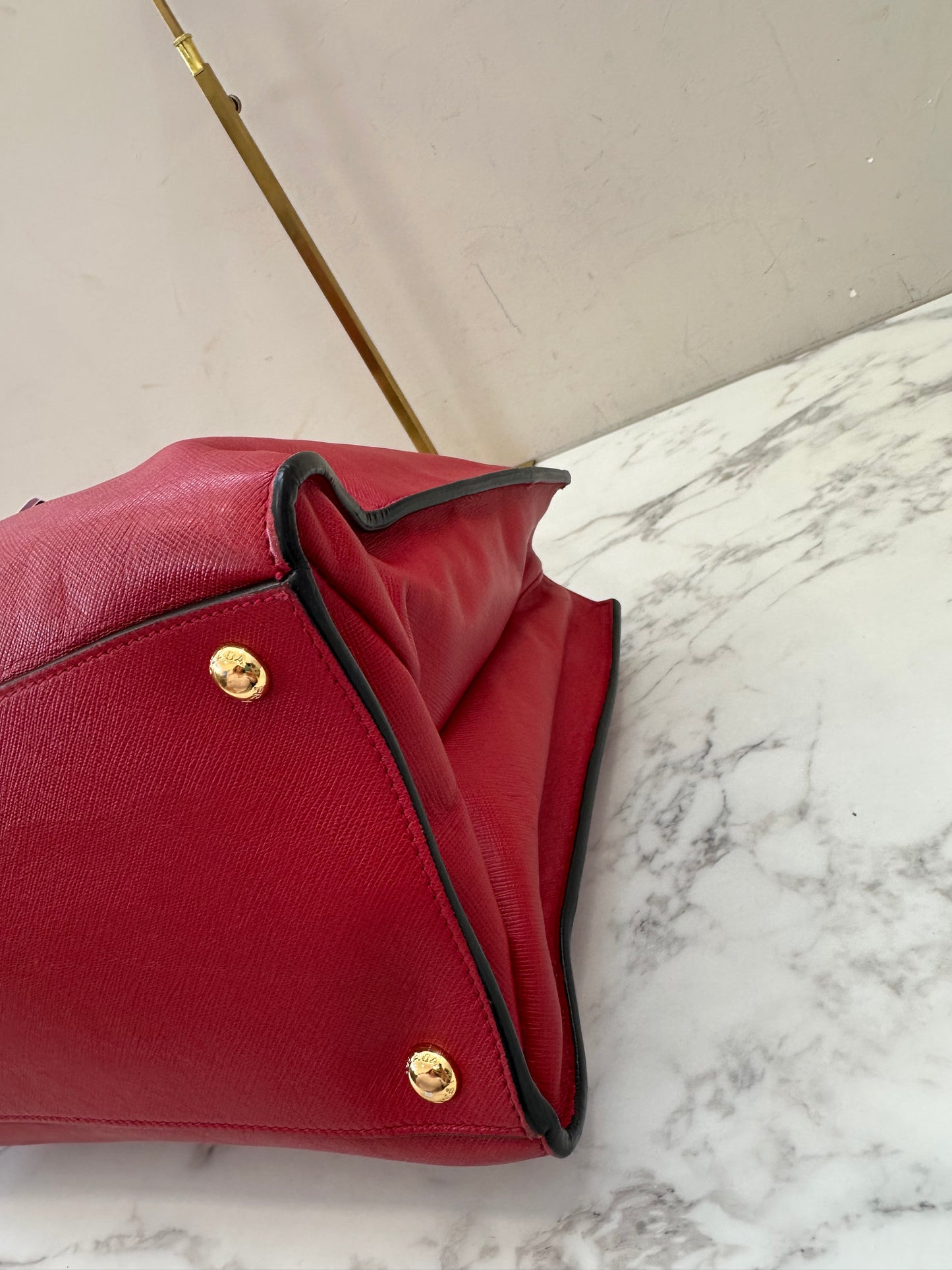 Prada Red Saffiano