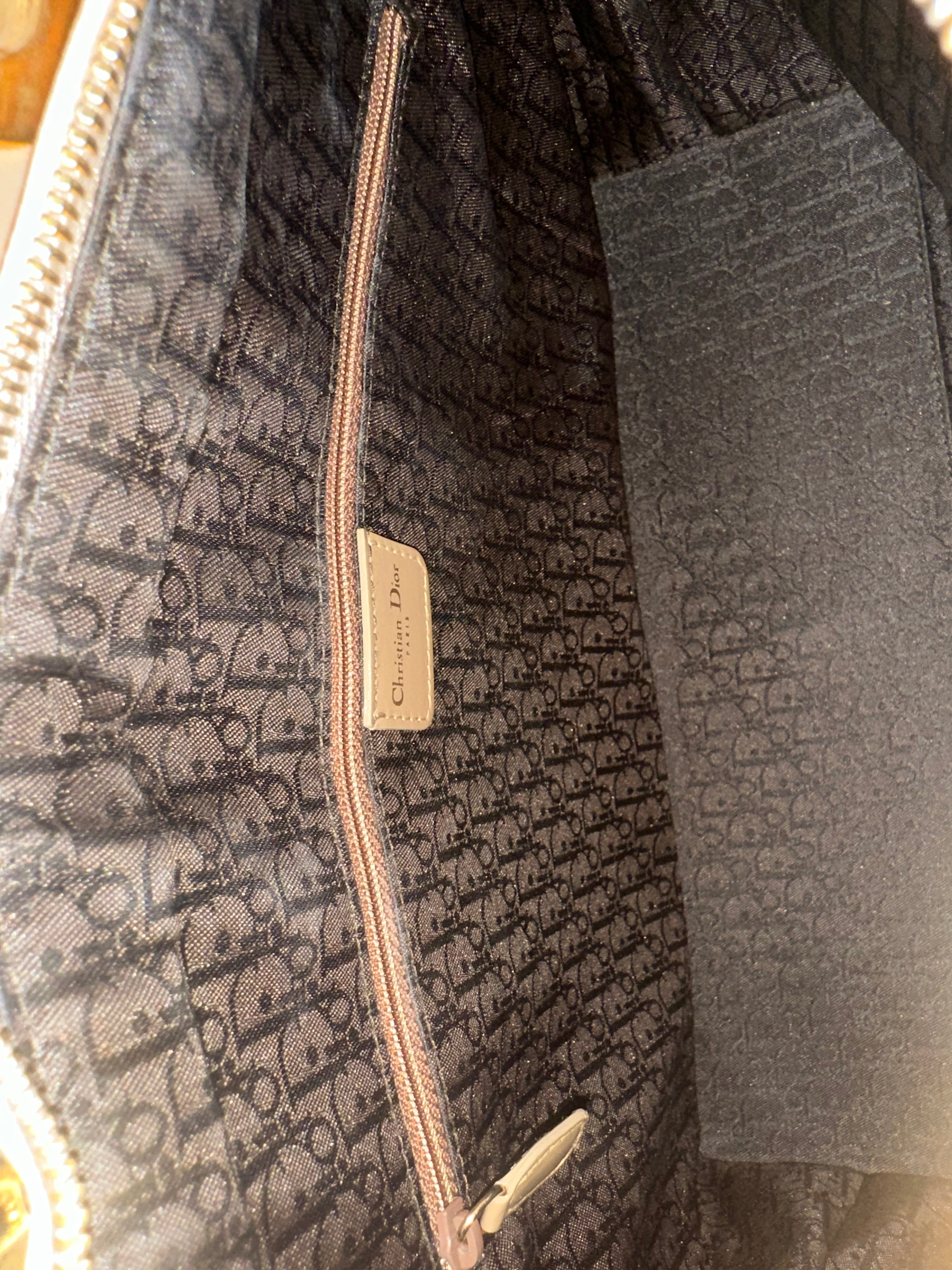 Christian Dior Beige Leather Lady