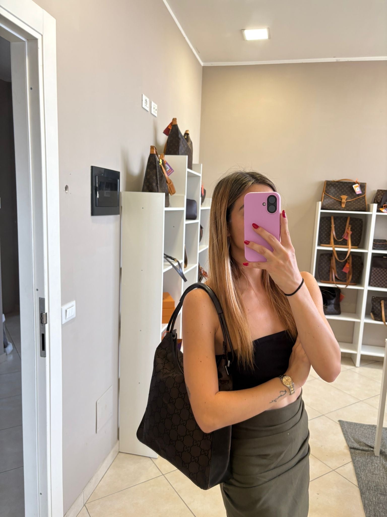 Gucci Pattern Dark Brown