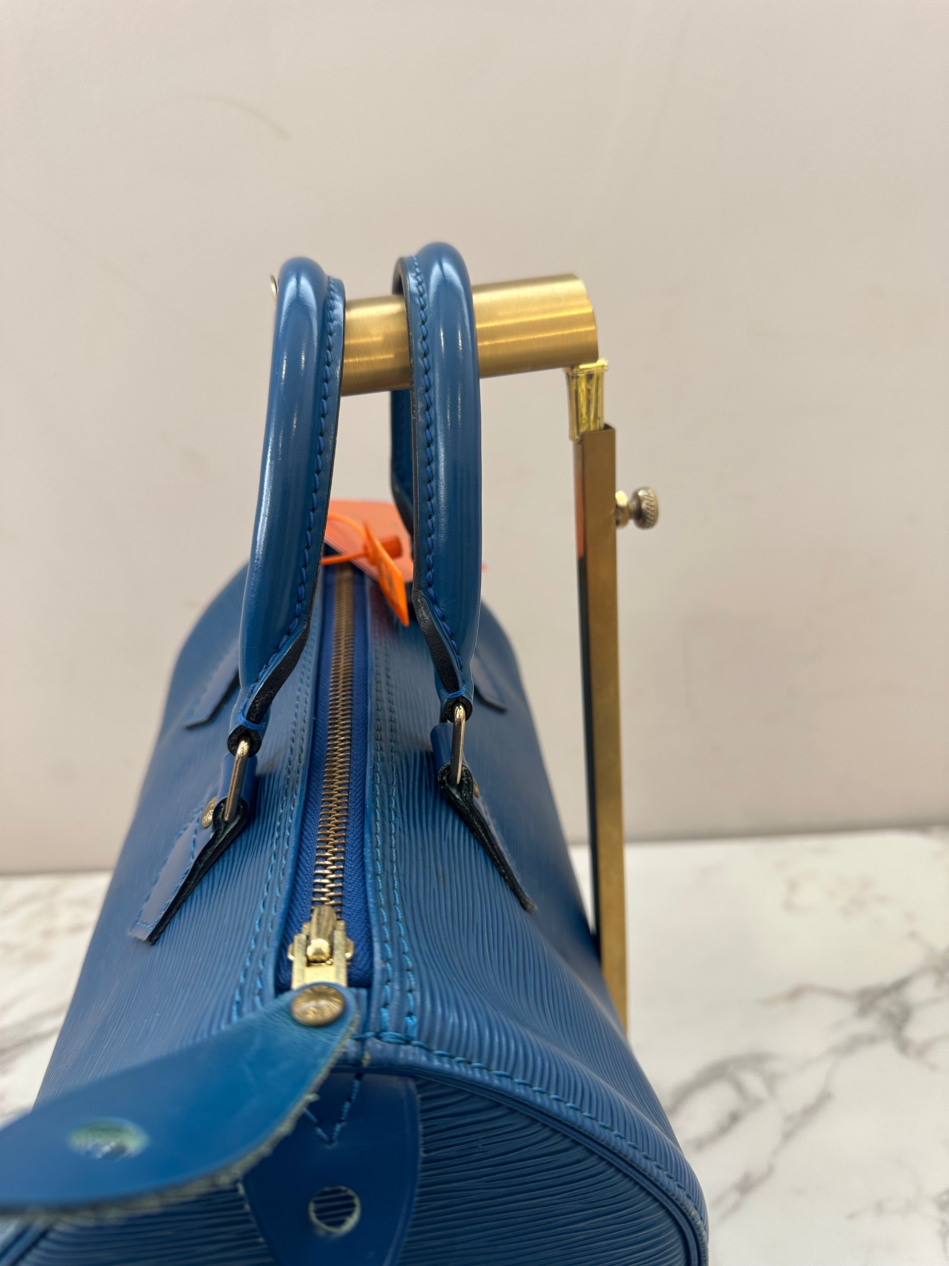Louis Vuitton  Speedy 25 Epi Blue