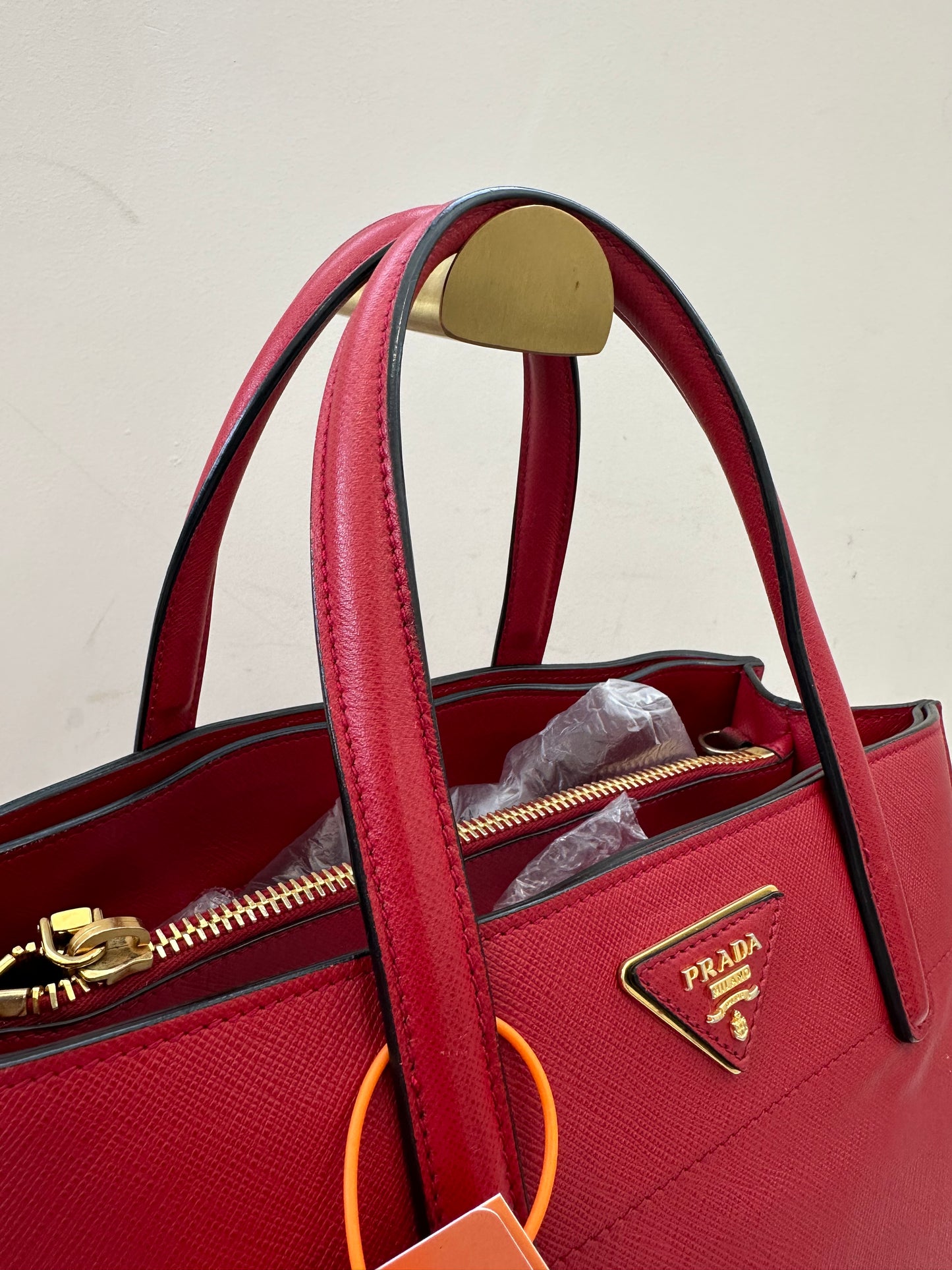 Prada Red Saffiano