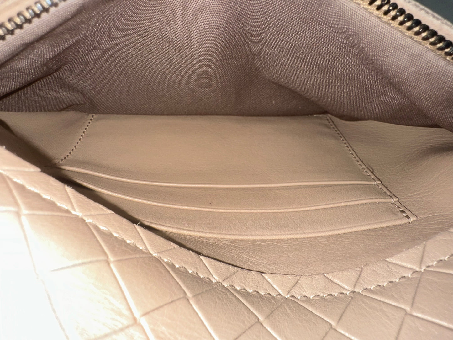 Bottega Veneta Beige Clutch