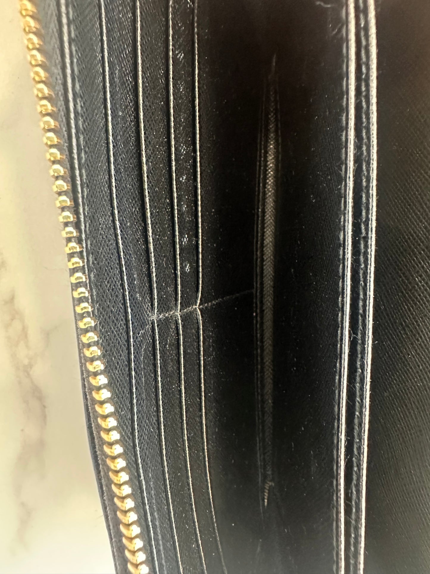 Prada Black Long Wallet