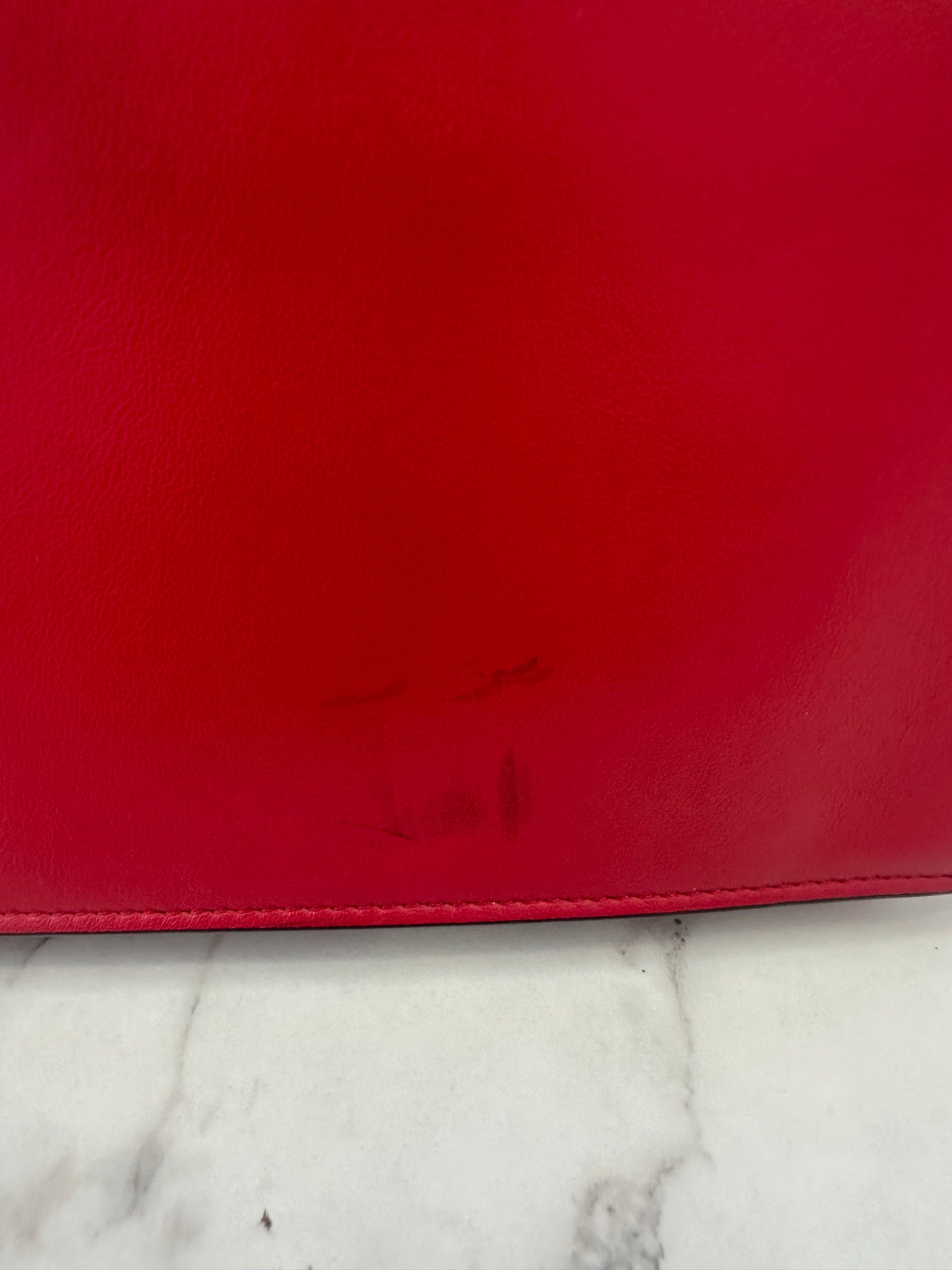 Fendi red 2way Bag