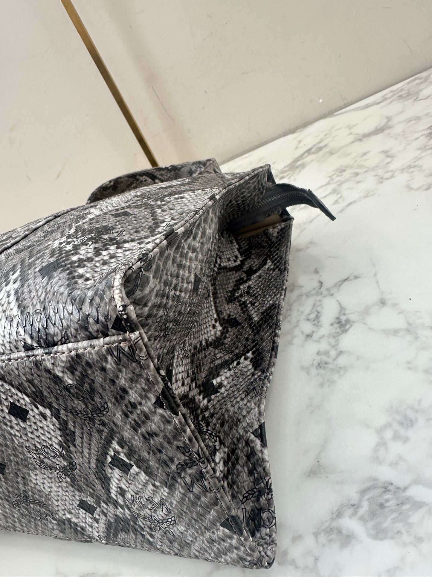 Mcm Grey Tote Bag
