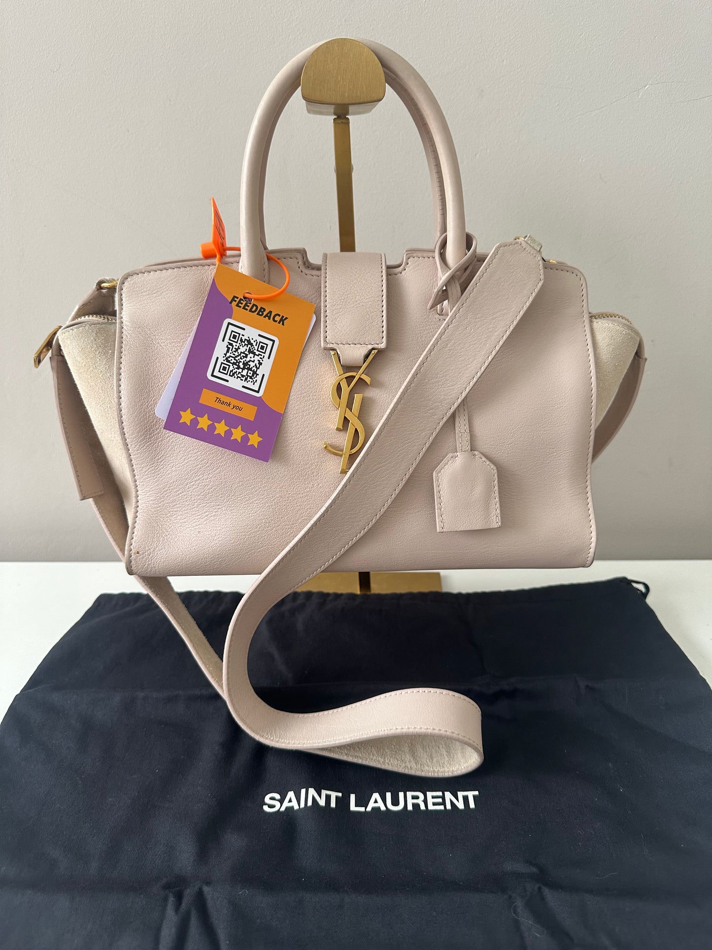YSL Pink Baby Cabas