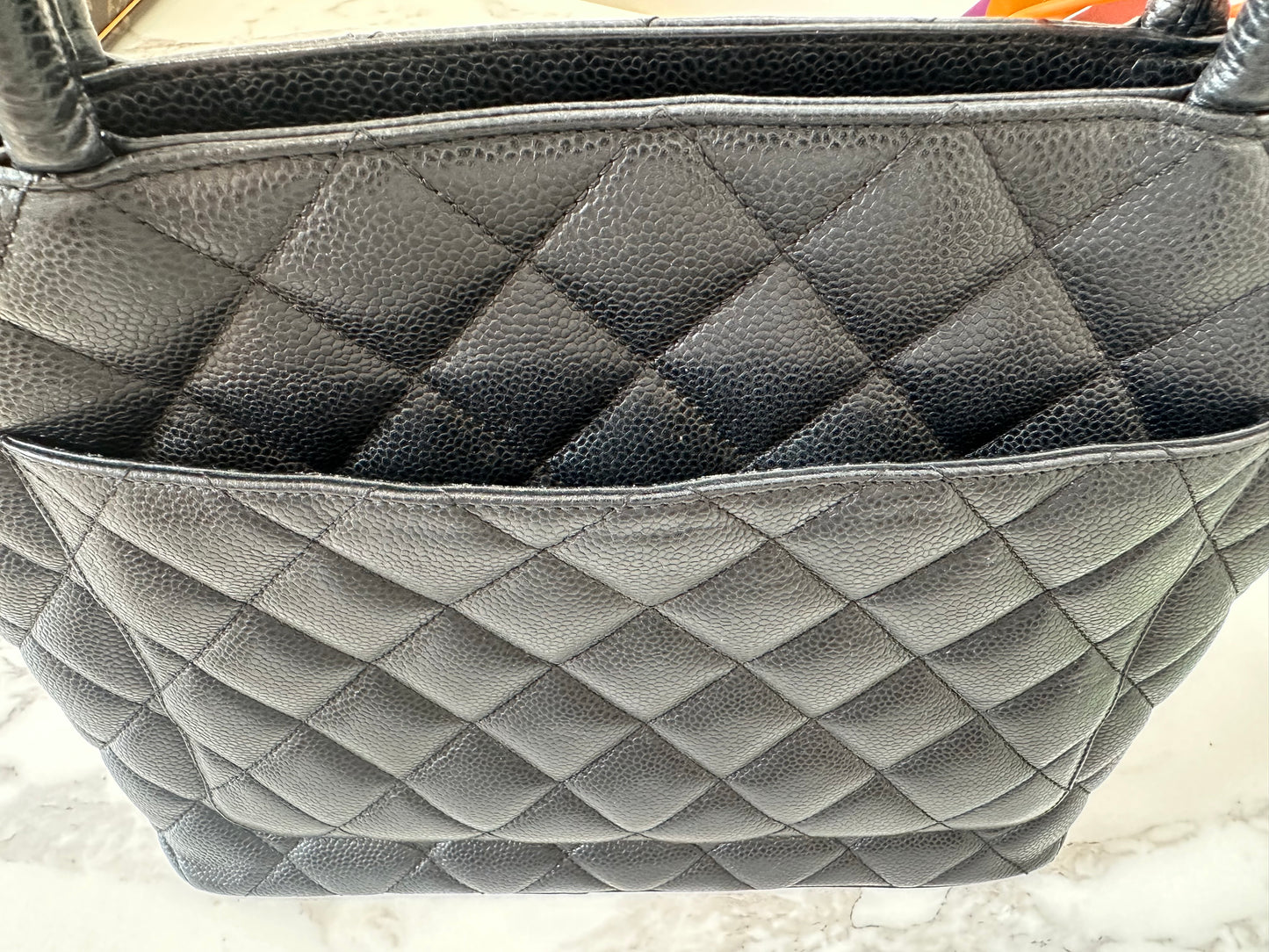Chanel Black Calfskin Medallion