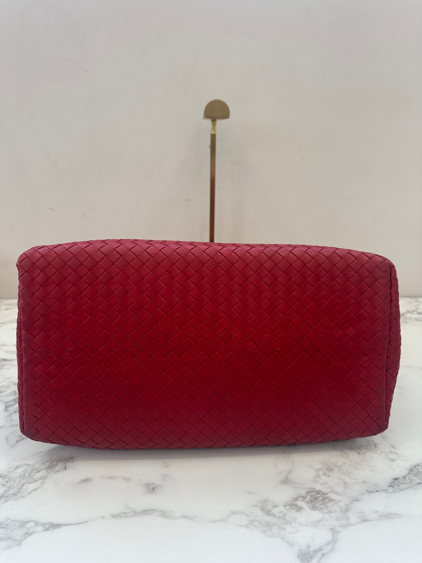 Bottega Veneta Red Intrecciato Roma