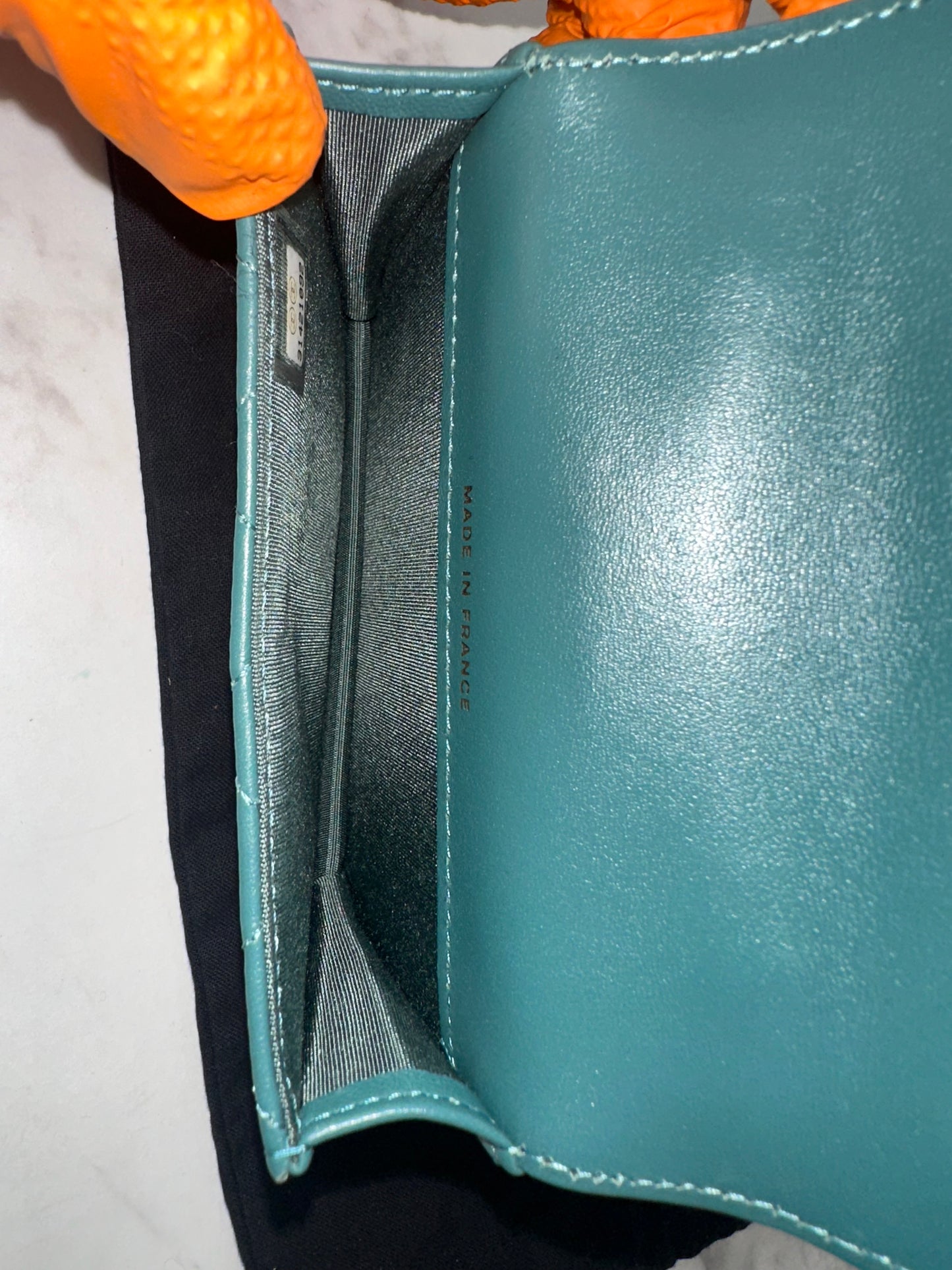 Chanel Green Lambskin