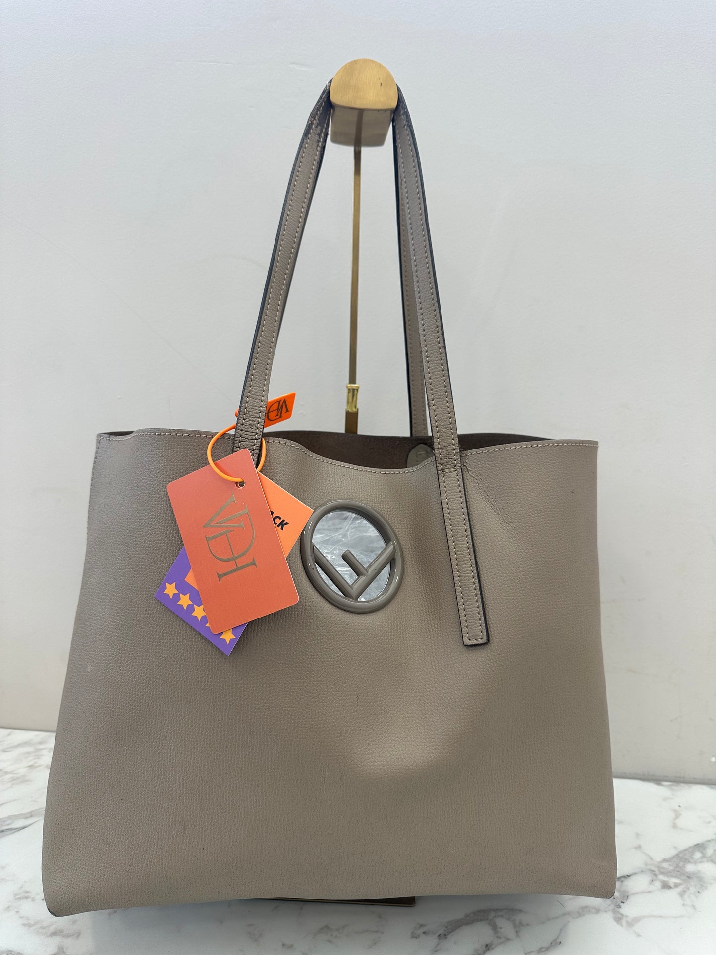 Fendi Beige Tote Bag