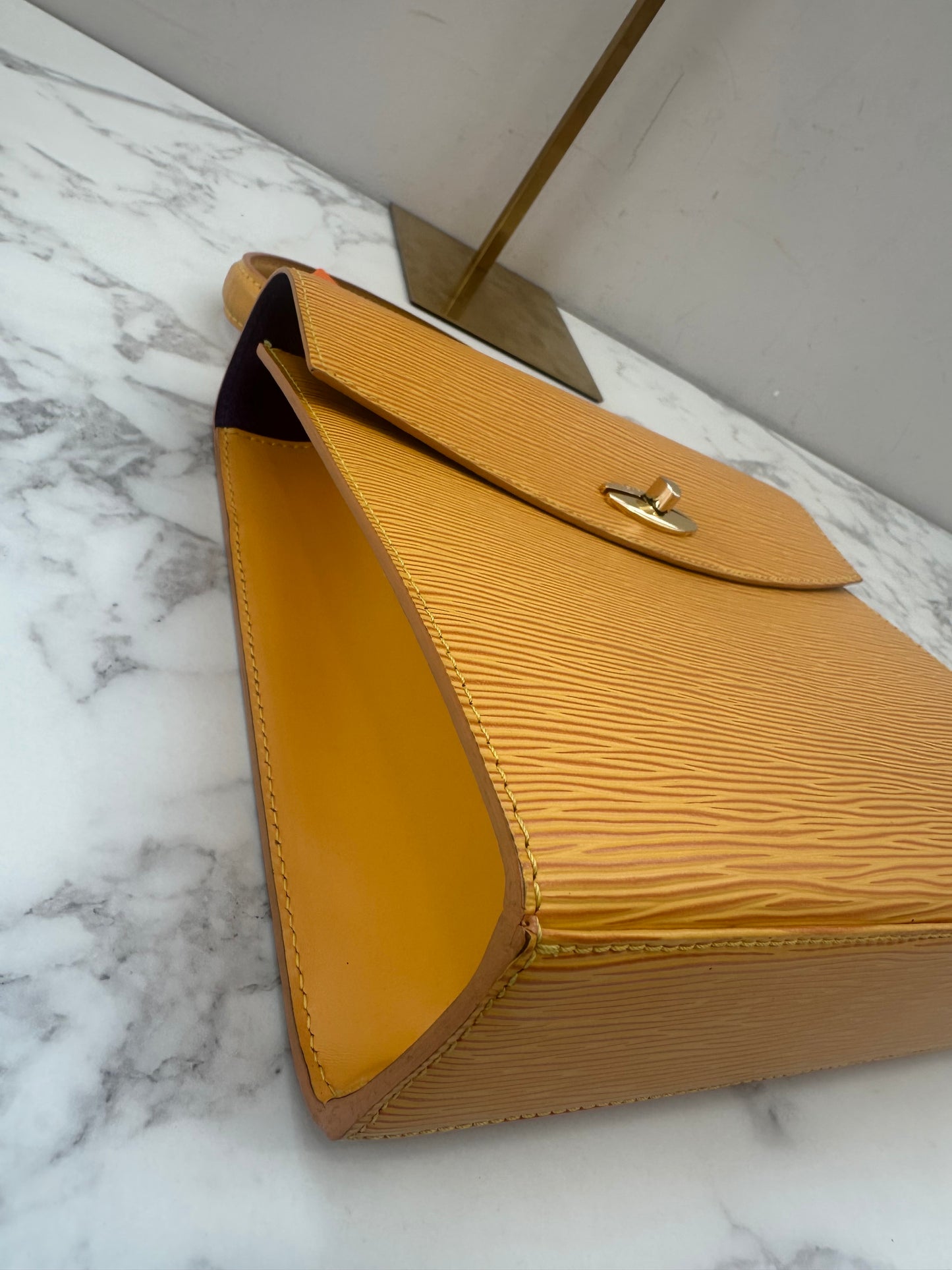 Louis Vuitton Yellow Epi Malesherbes