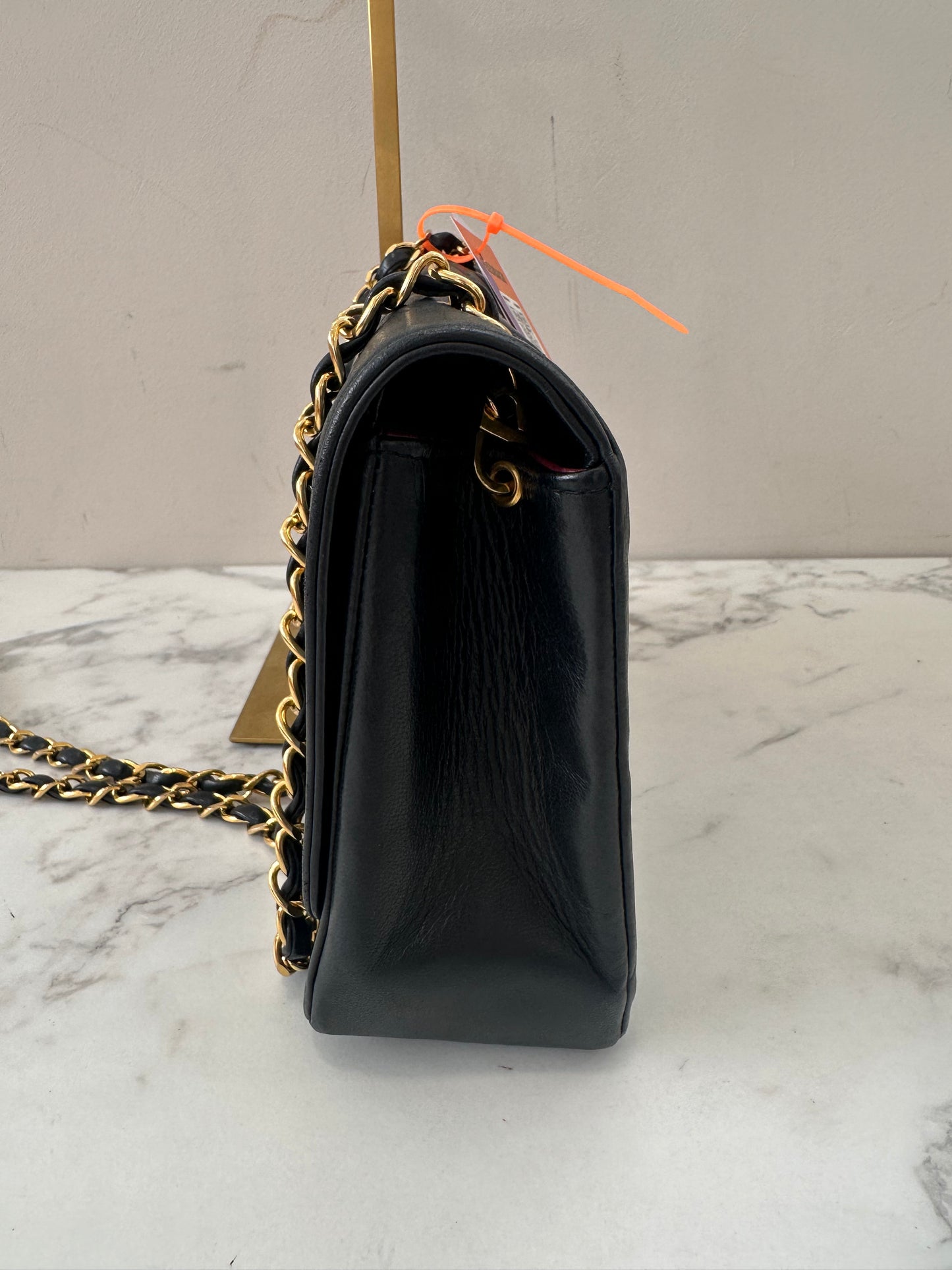 Chanel Black Lambskin Single