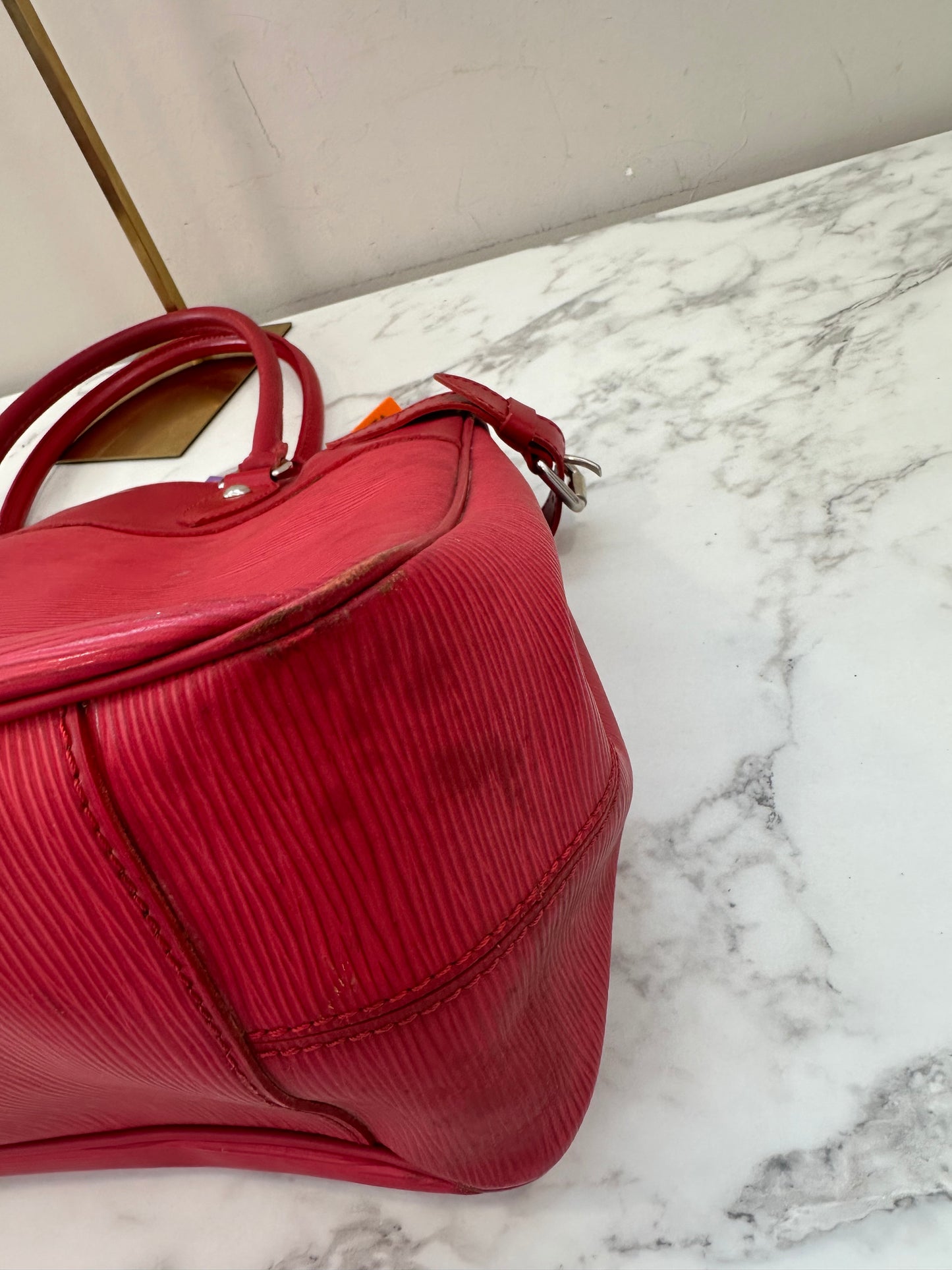 Louis Vuitton Red Epi Passy GM