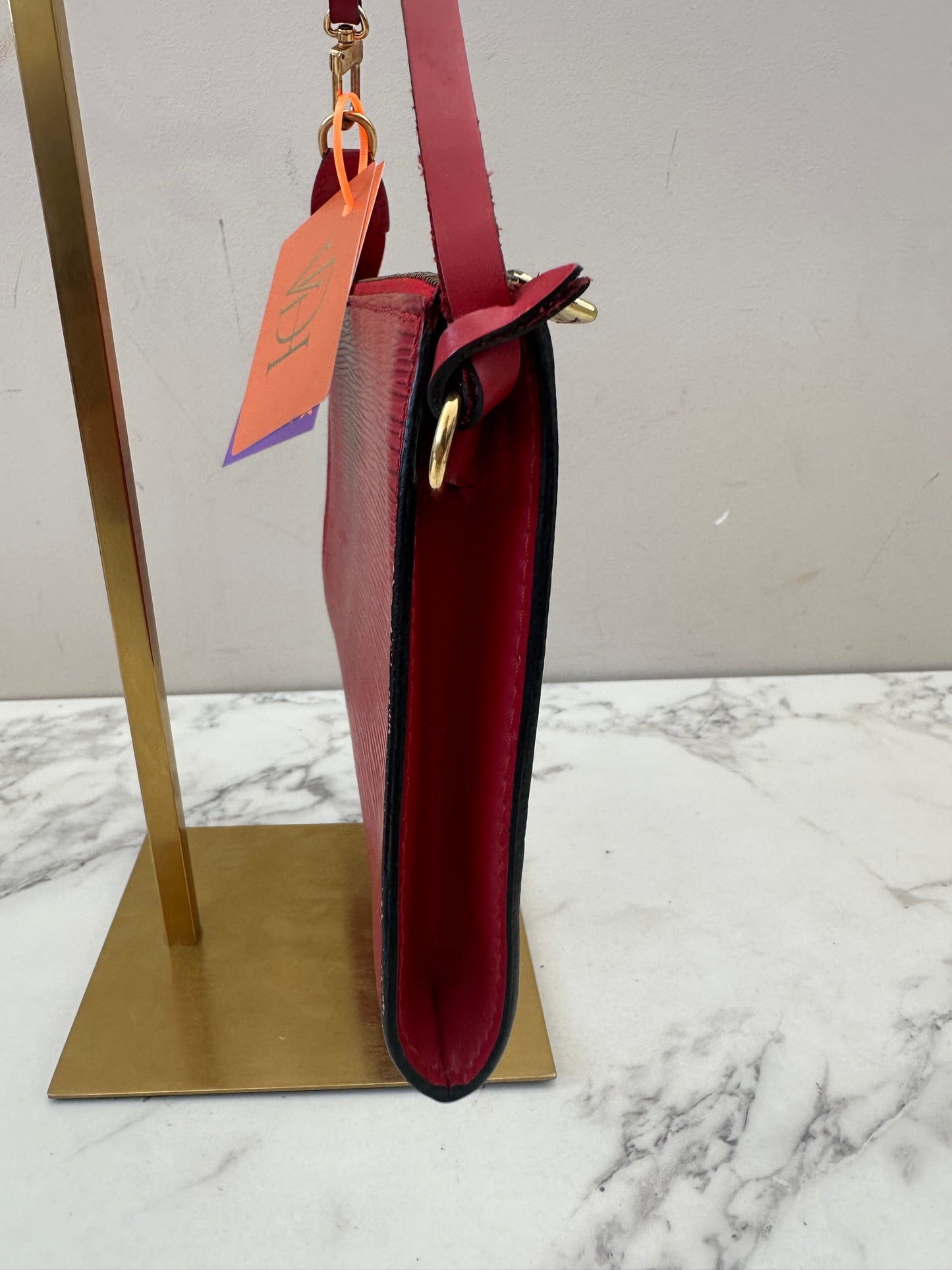 Louis Vuitton Pochette Red Epi