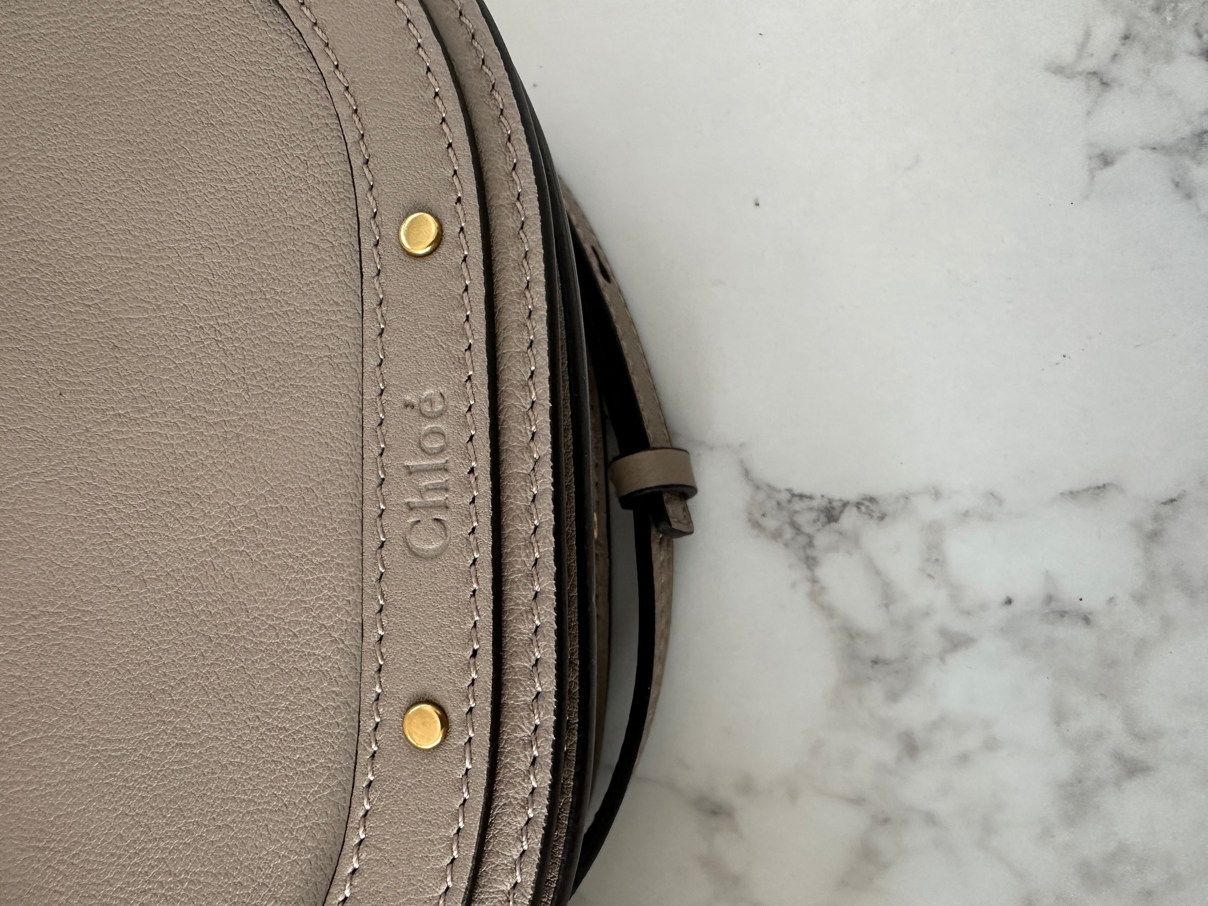 Chloe Gray Shoulder Bag