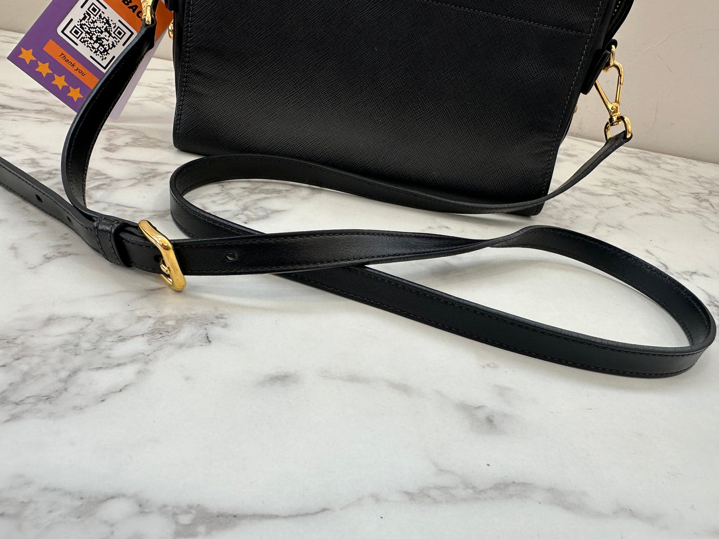 Prada Black Leather