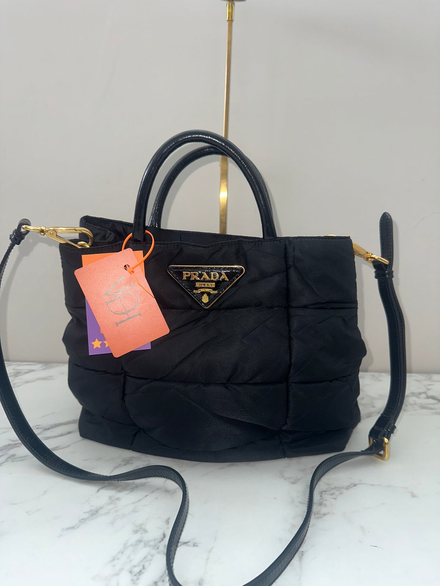 Prada black nylon