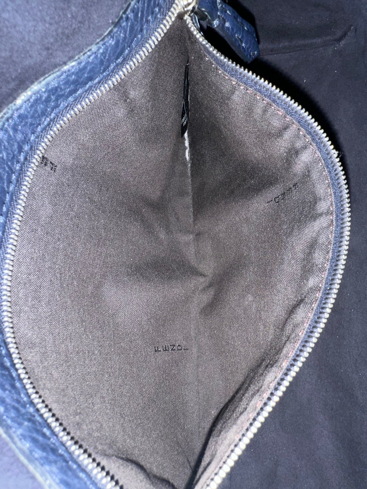 Fendi Blue Leather