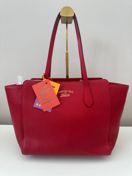 Gucci Red Swing Tote