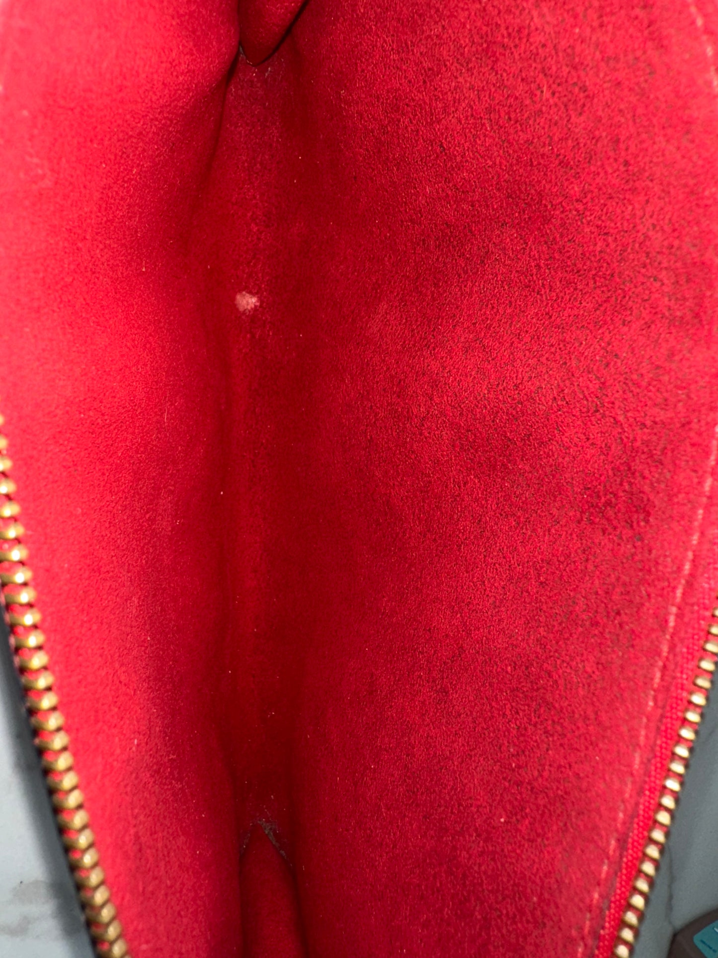 Louis Vuitton Pochette Red Epi