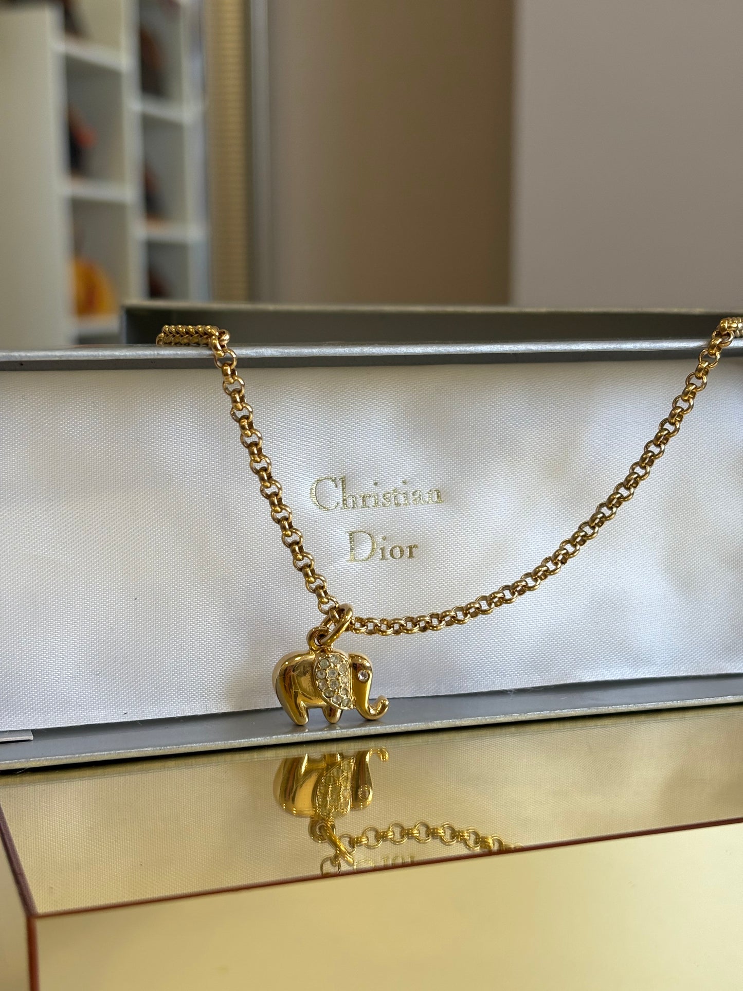 Christian Dior Elephant Neacklace