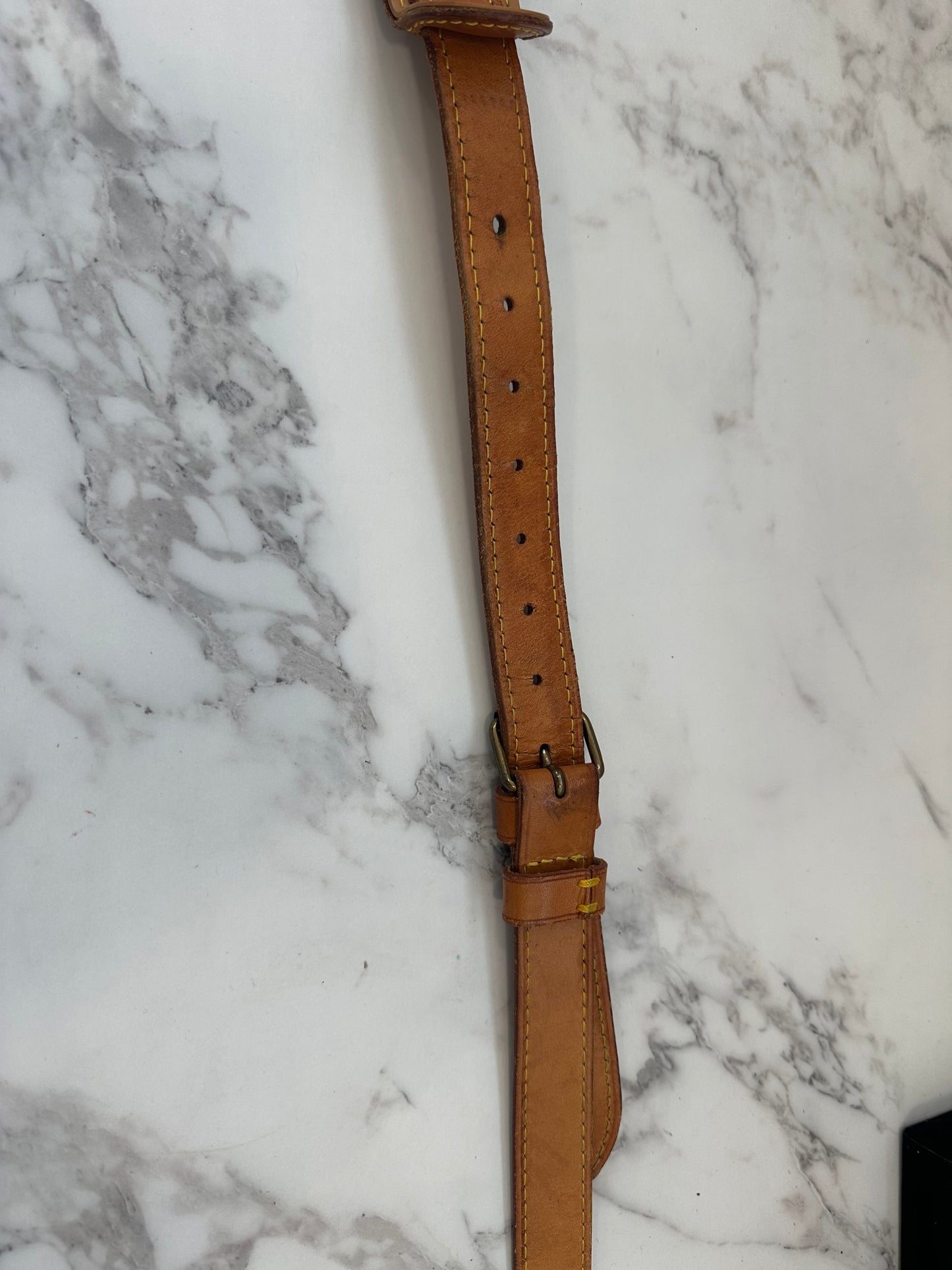 Louis Vuitton tracolla vacchetta regolabile