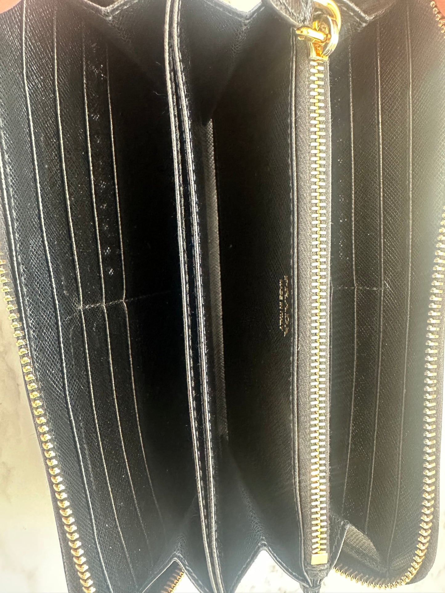 Prada Black Long Wallet