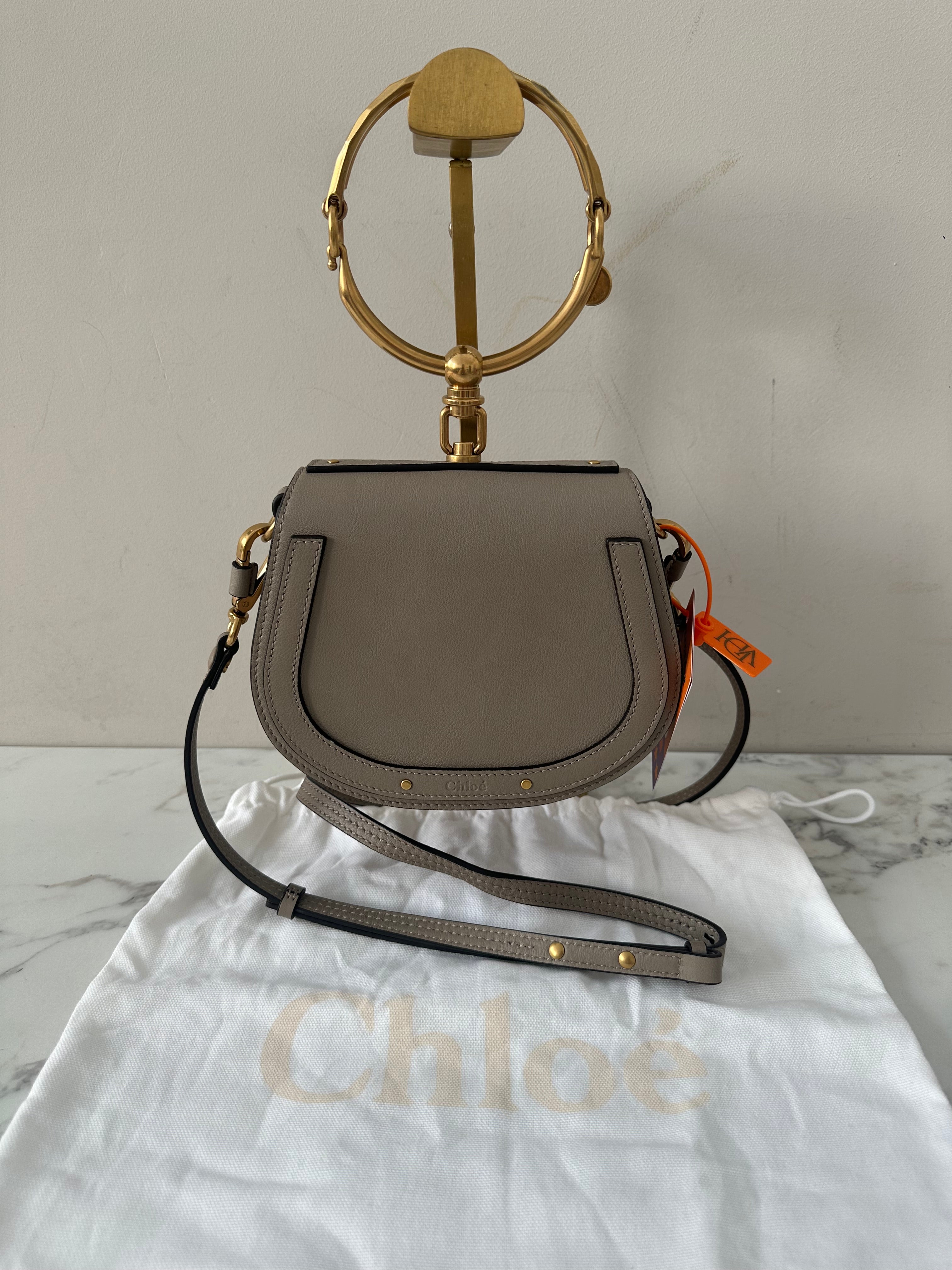 Chloe Gray Shoulder Bag