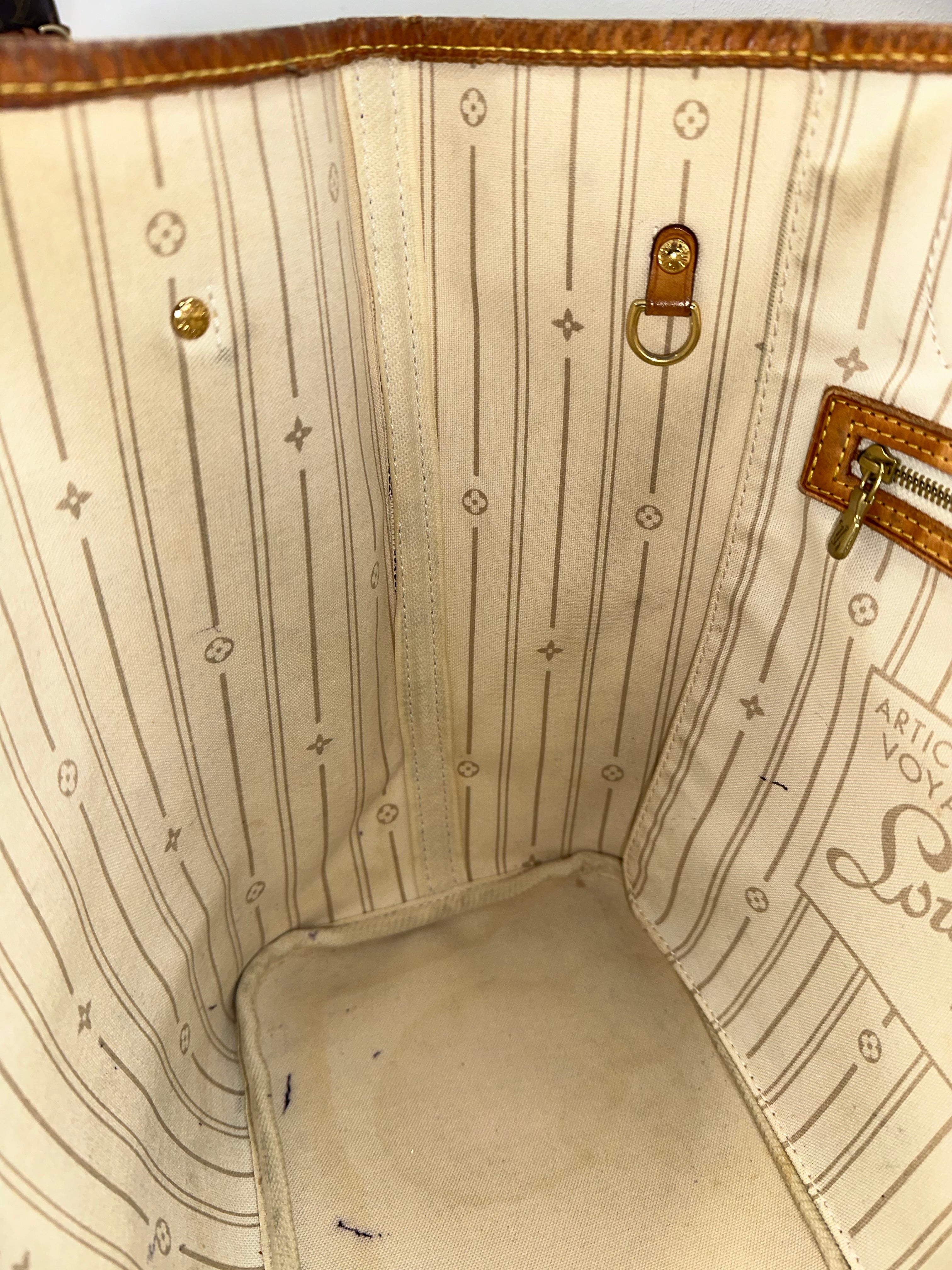 Louis Vuitton Neverfull MM Azur