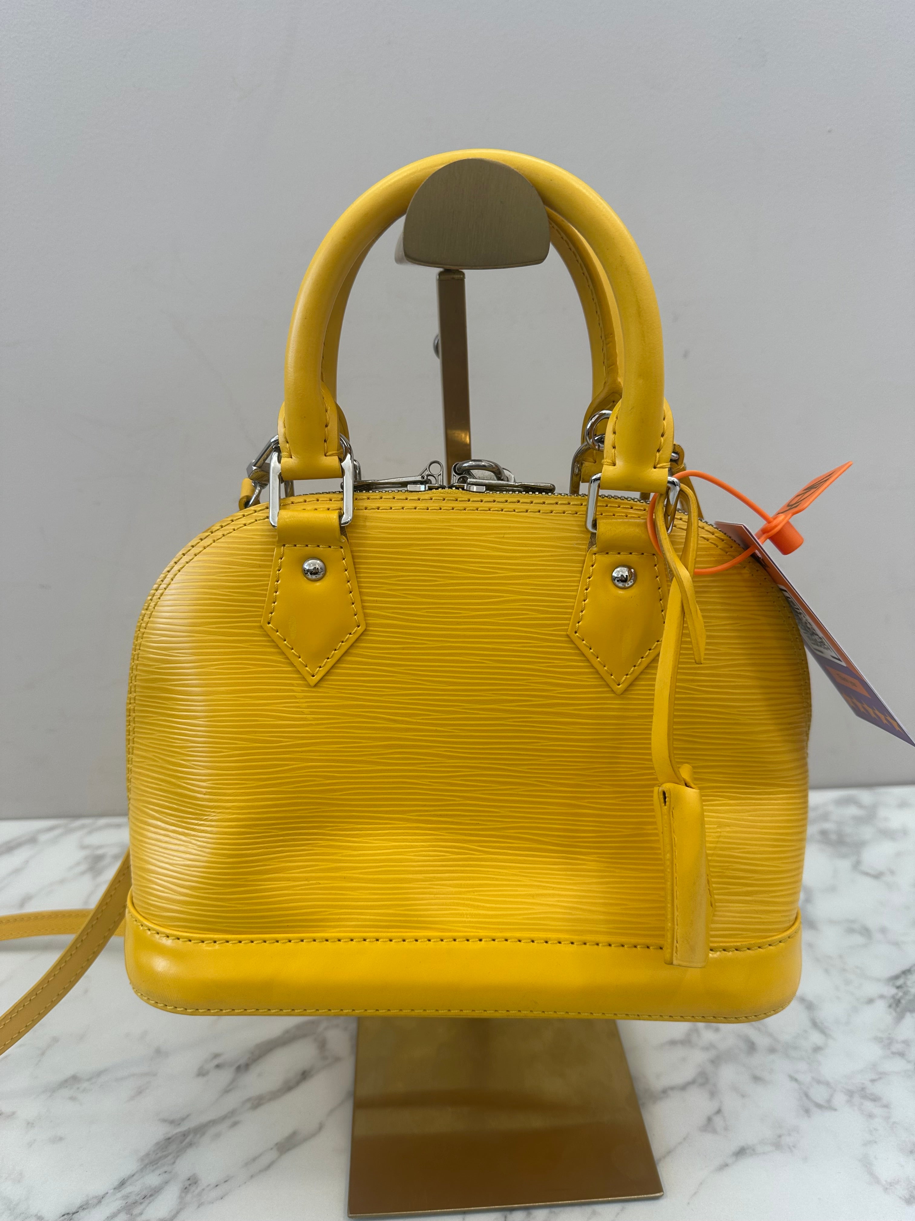 Louis Vuitton Alma BB Epi Yellow