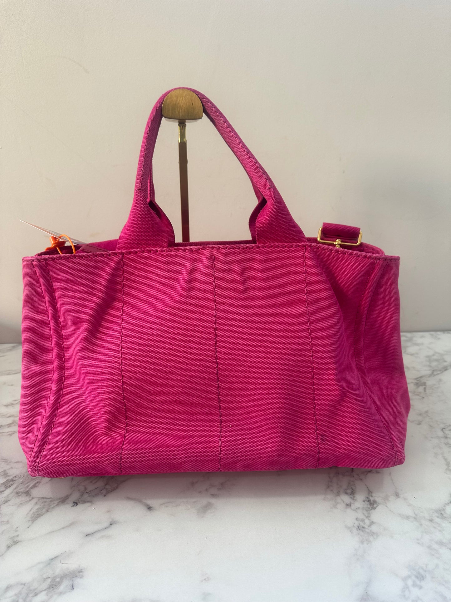 Prada Pink Denim Canapa