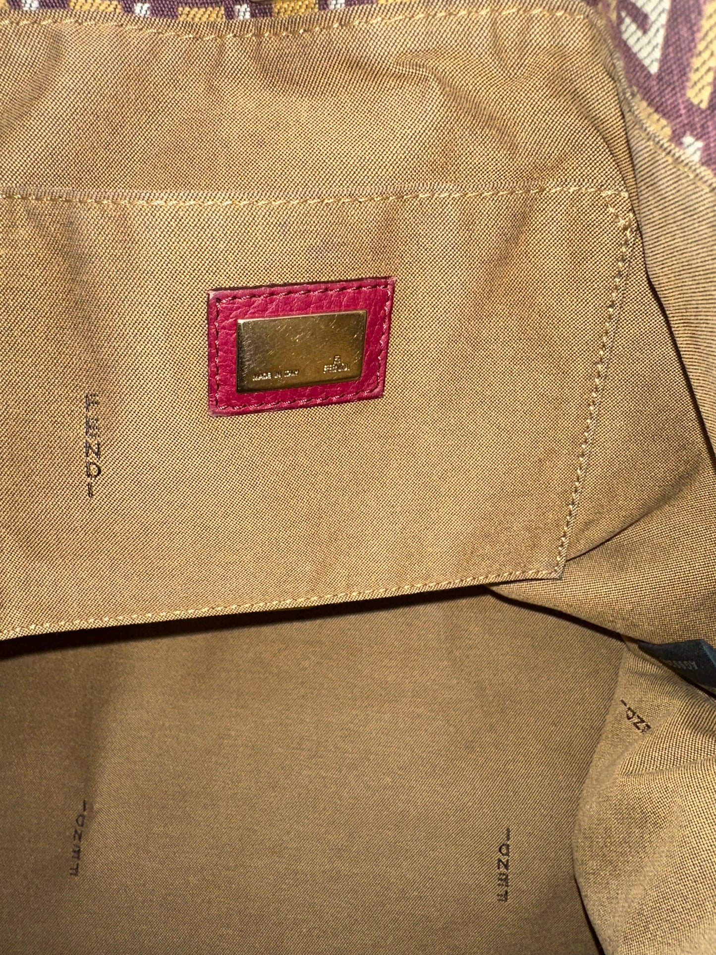 Fendi Bordeaux Zucchino