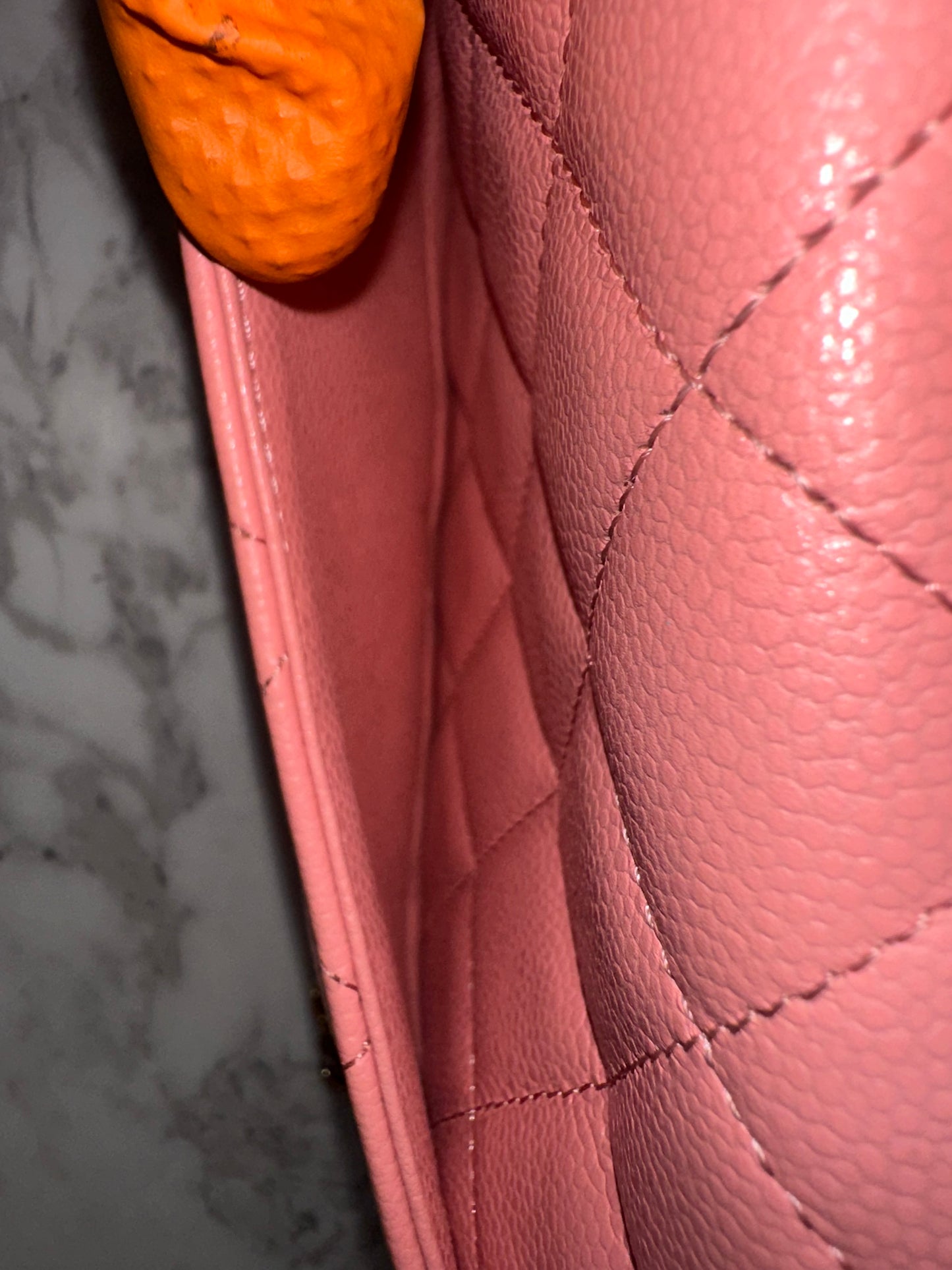 Chanel Pink Calfskin Classic