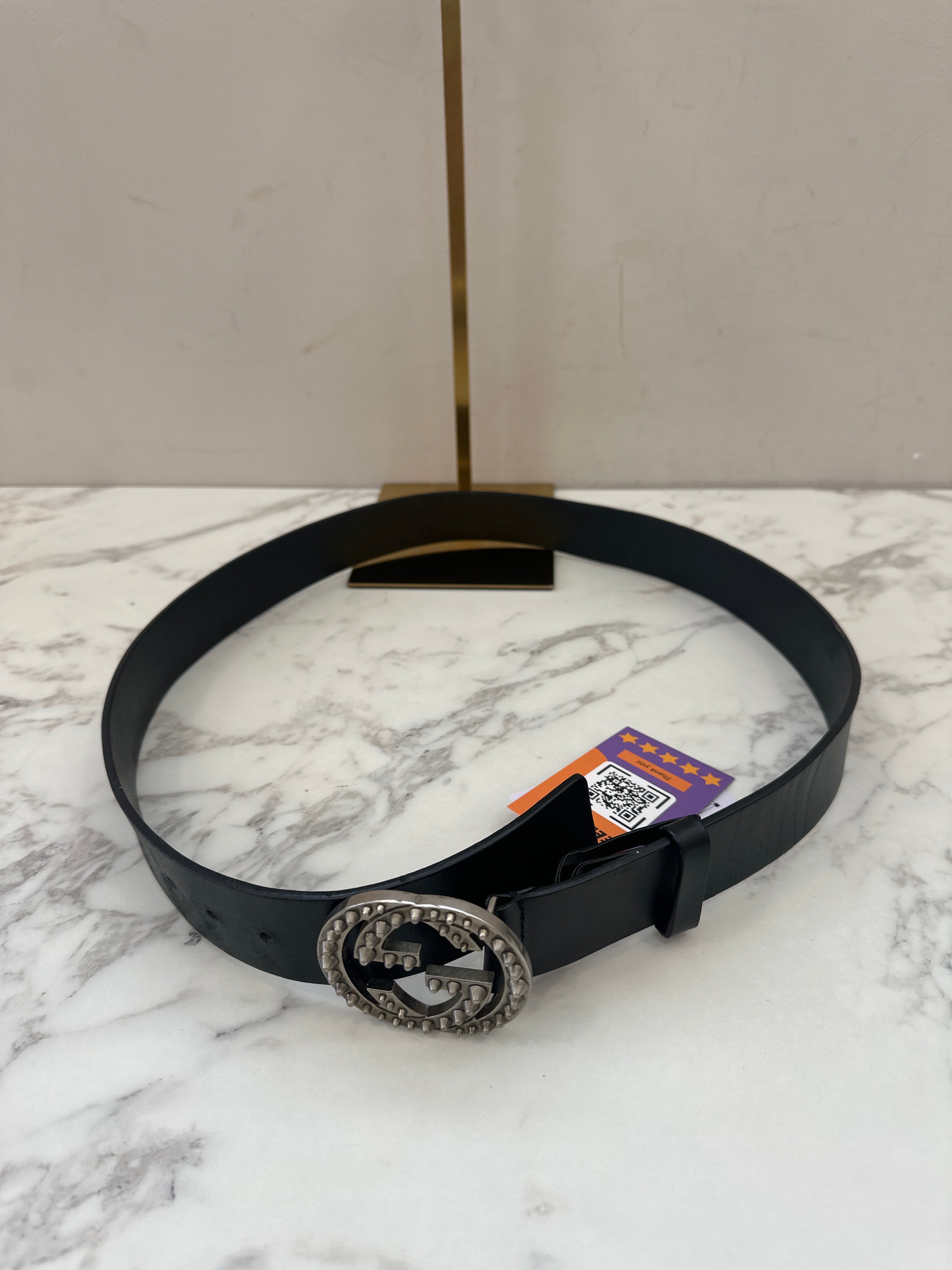 Gucci Black Belt