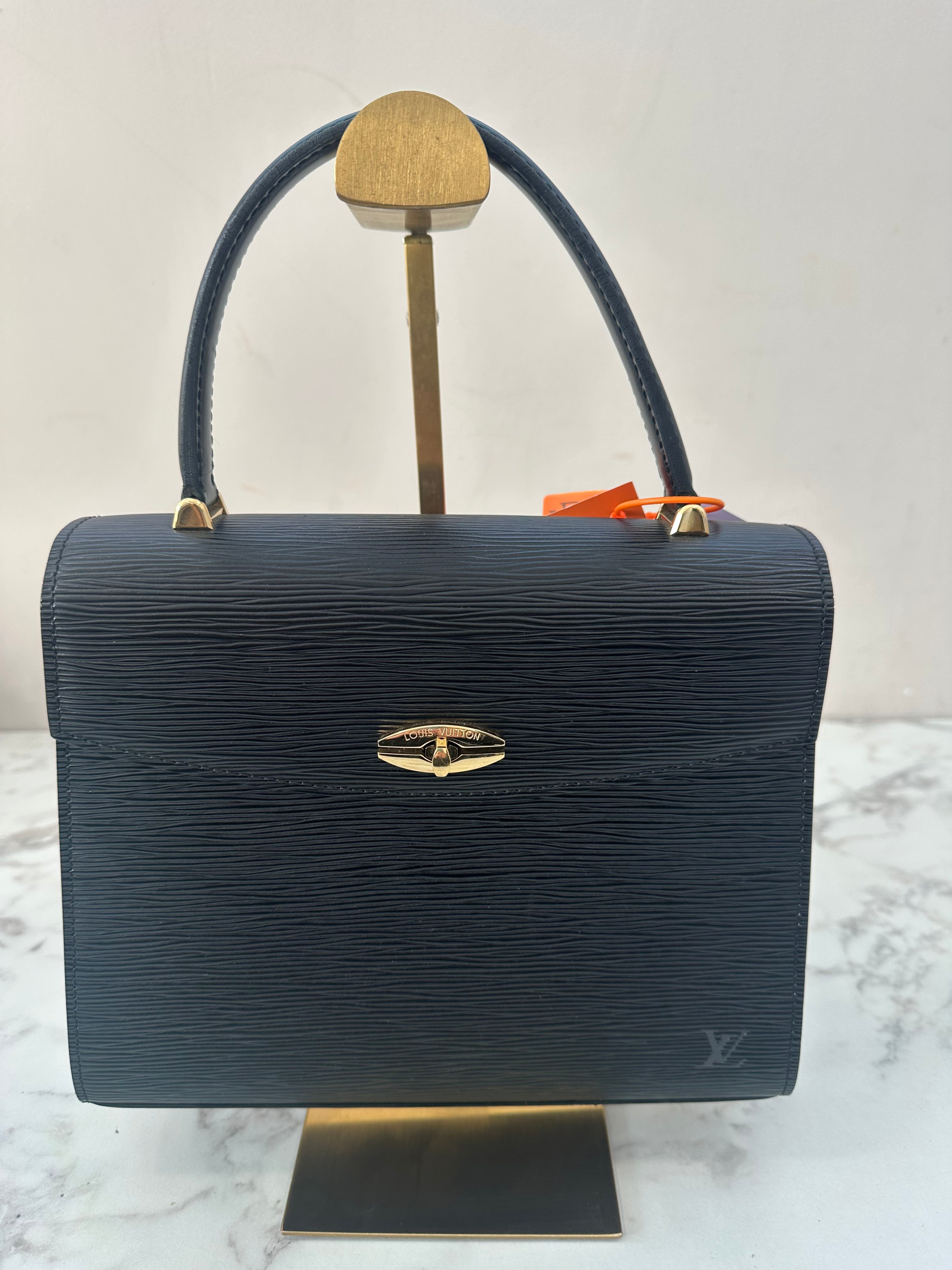 Louis Vuitton Black Epi Malesherbes