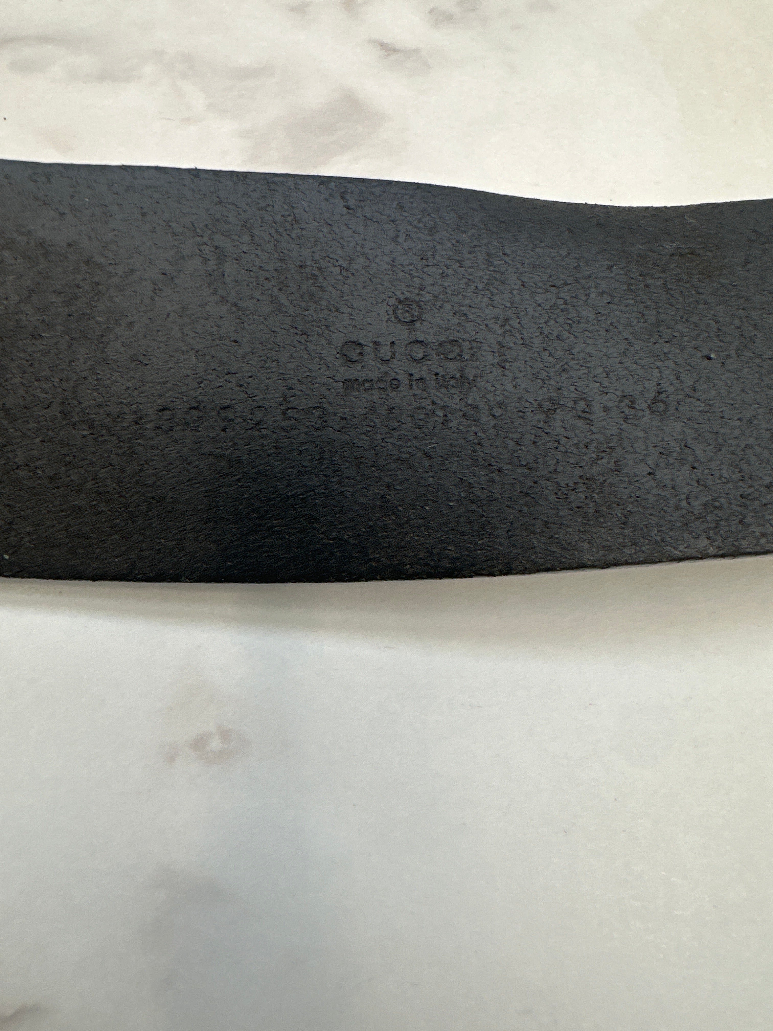Gucci Black Belt