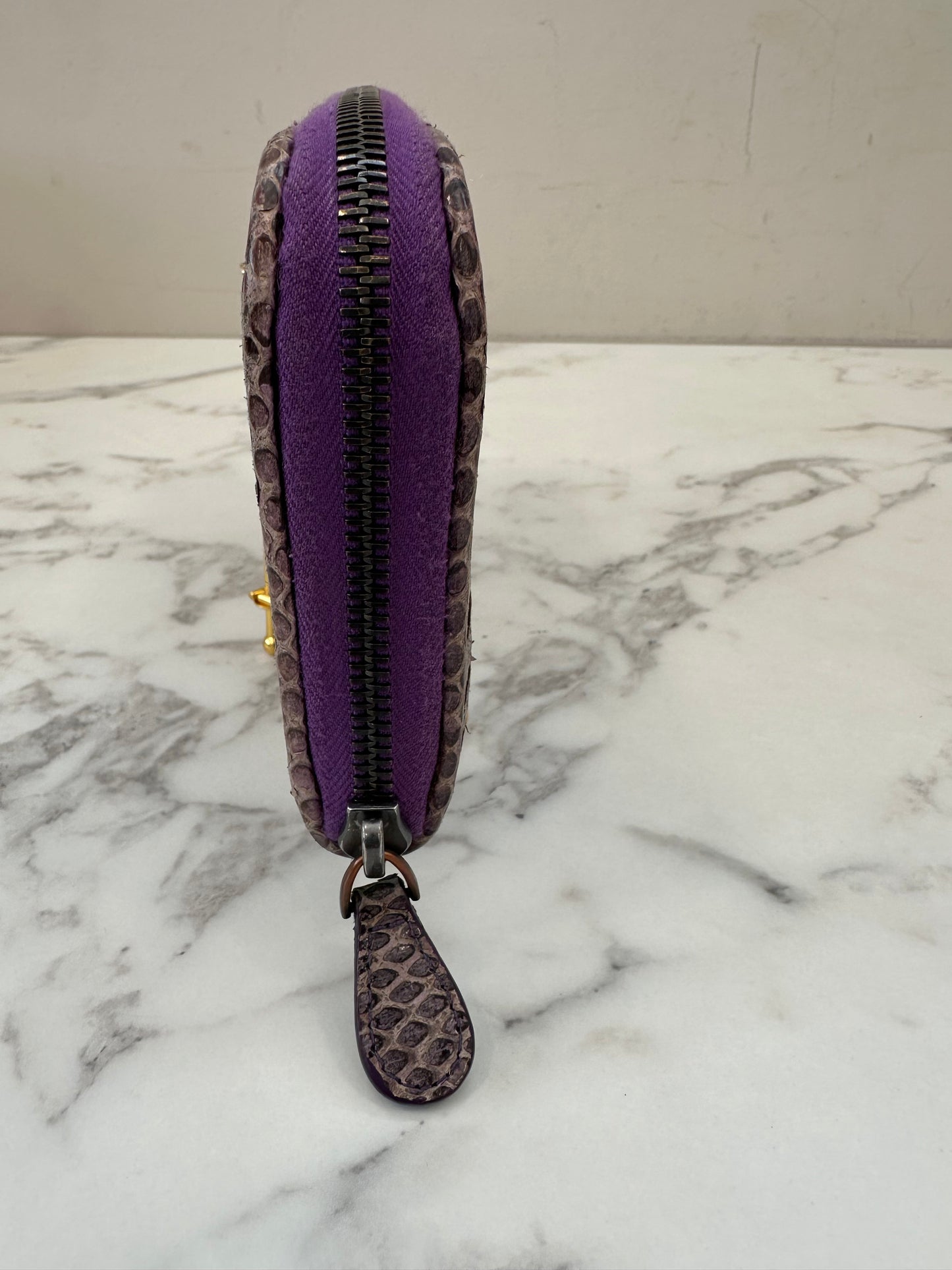 Bottega Veneta Purple Wallet