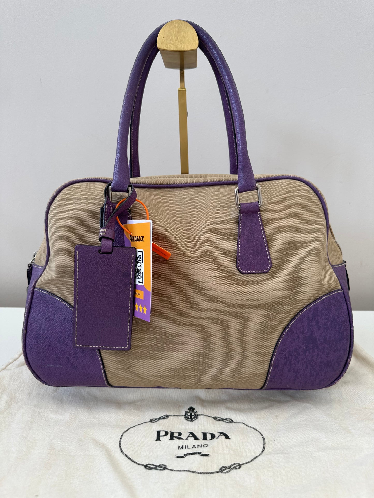 Prada Triangle Purple