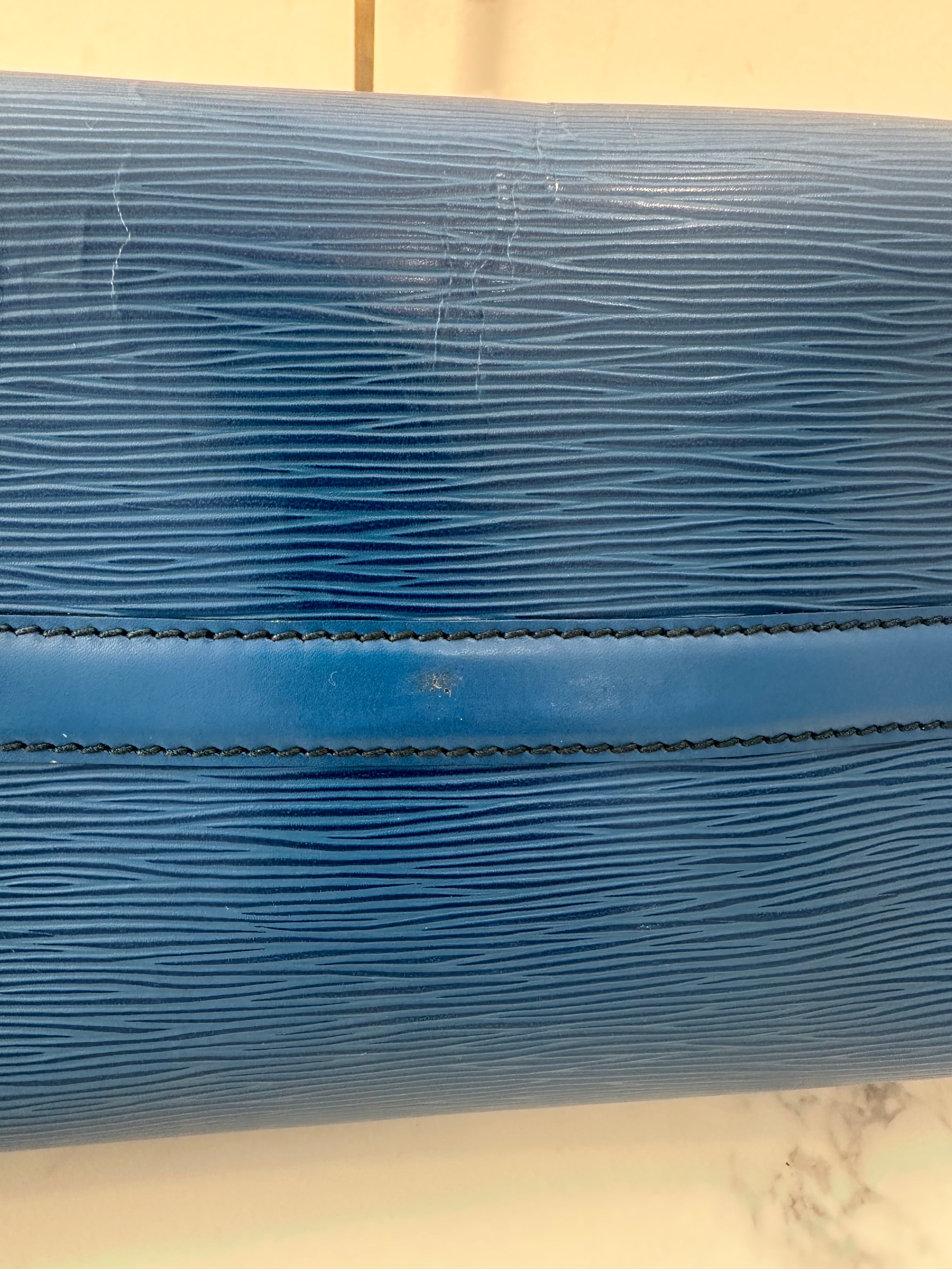 Louis Vuitton Speedy 25 Epi Blue