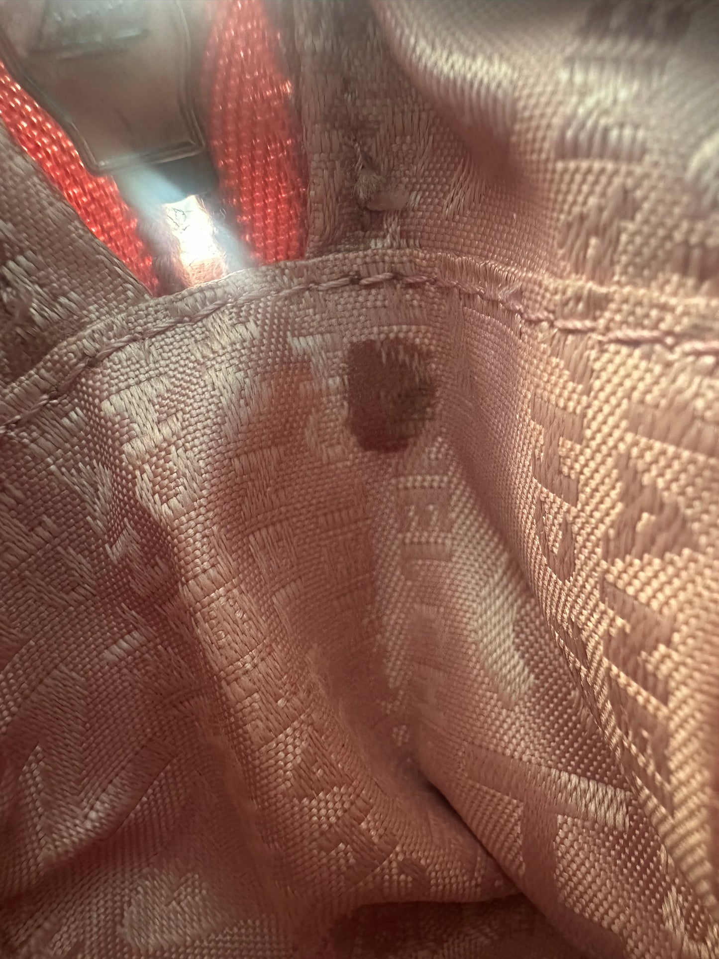 Chanel Pink Calfskin Wild Stitch Choco Bar