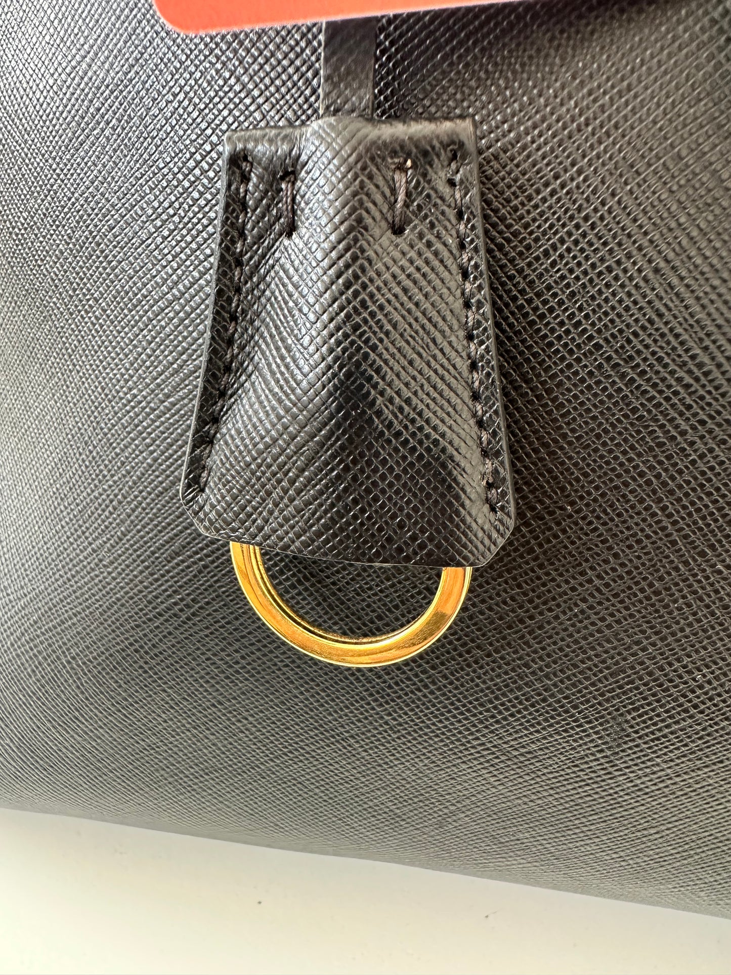 Prada Black Leather