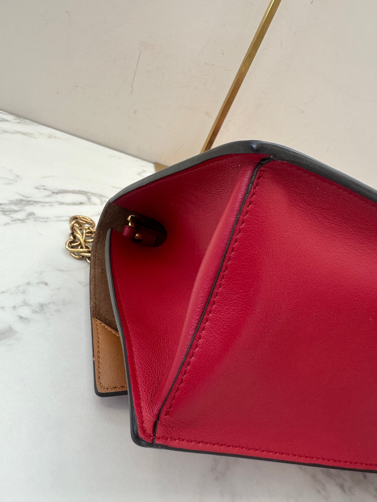 Fendi red 2way Bag
