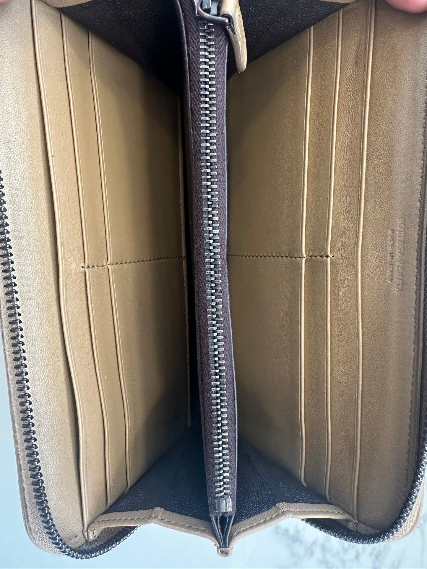 Bottega Veneta Beige Wallet