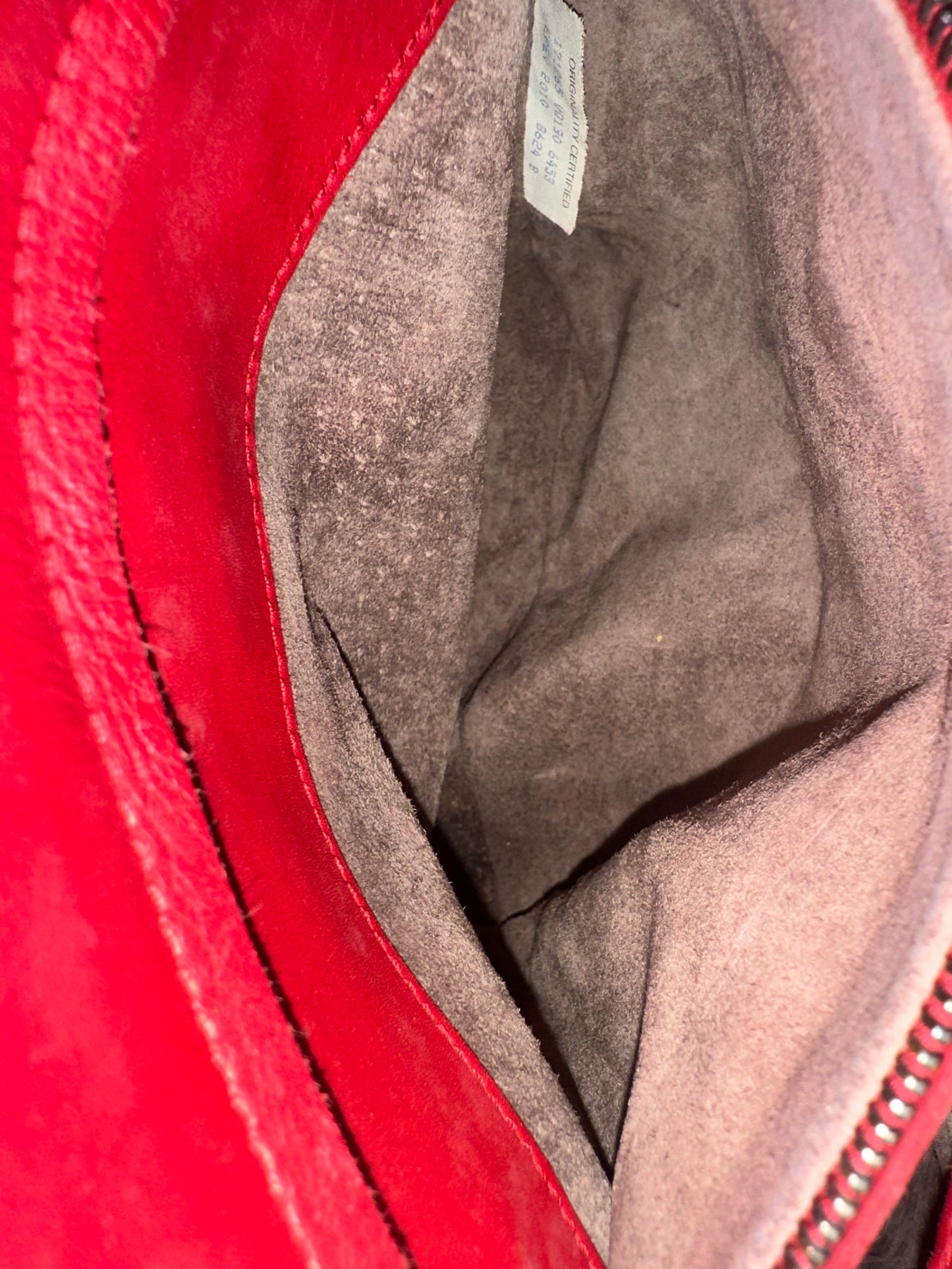 Bottega Veneta Red Intrecciato Roma